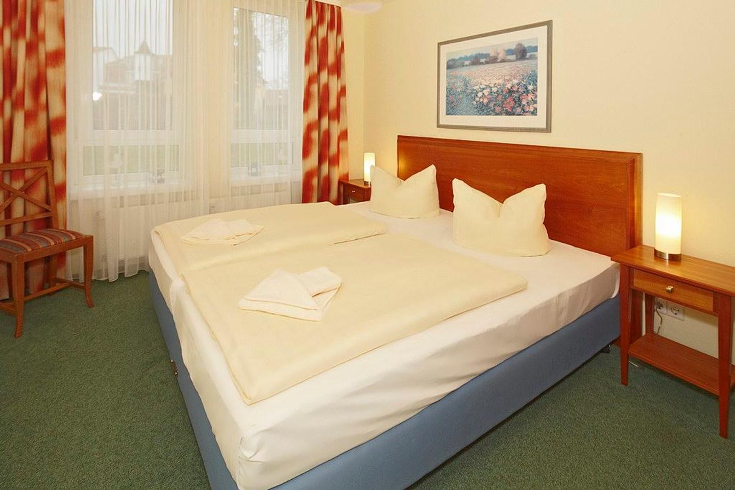 Strand-Park Strand-Park 201 Usedom - Schlafzimmer mit Doppelbett