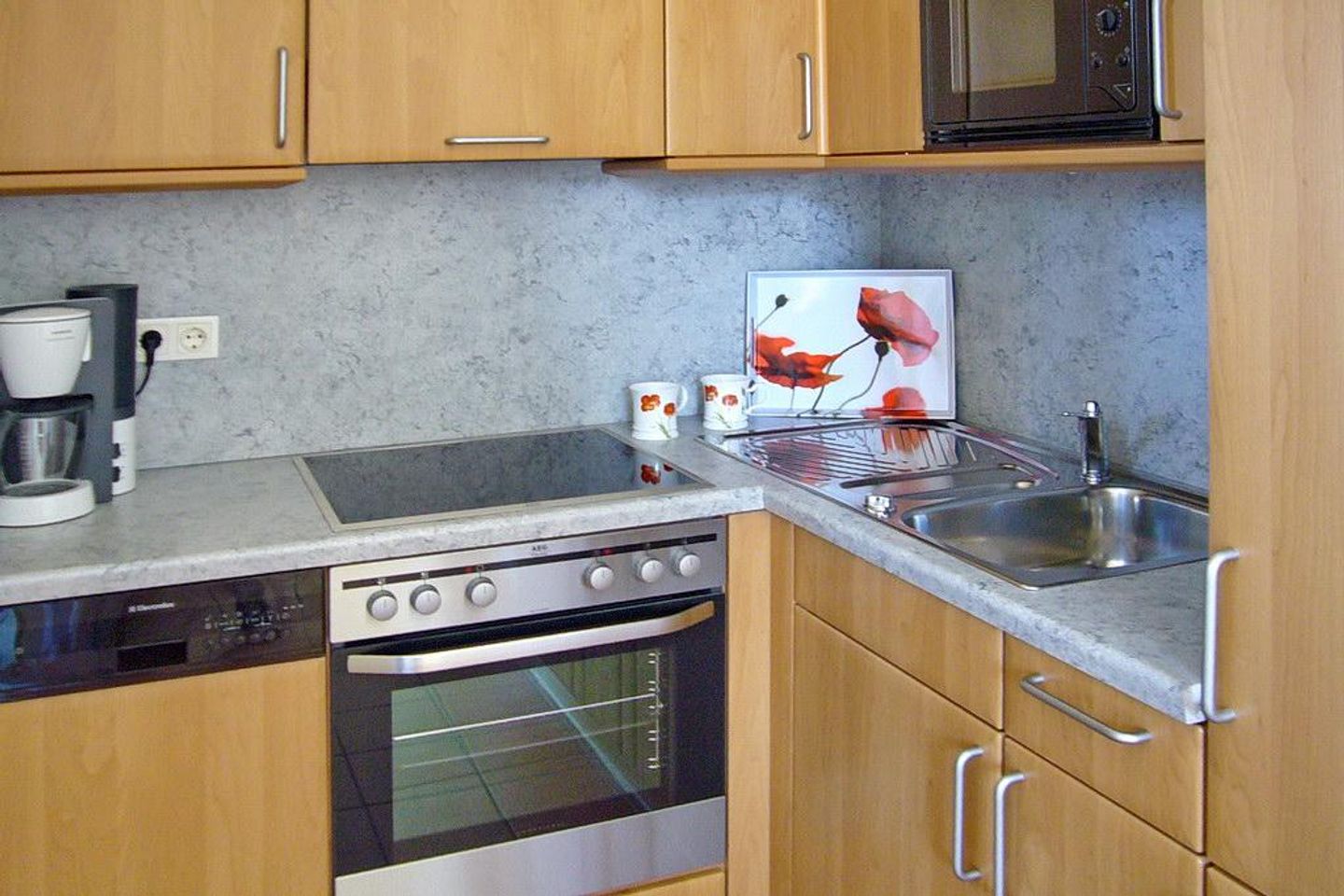 Villa Aegir Villa Aegir 112 Usedom - Küchenzeile mit Backofen