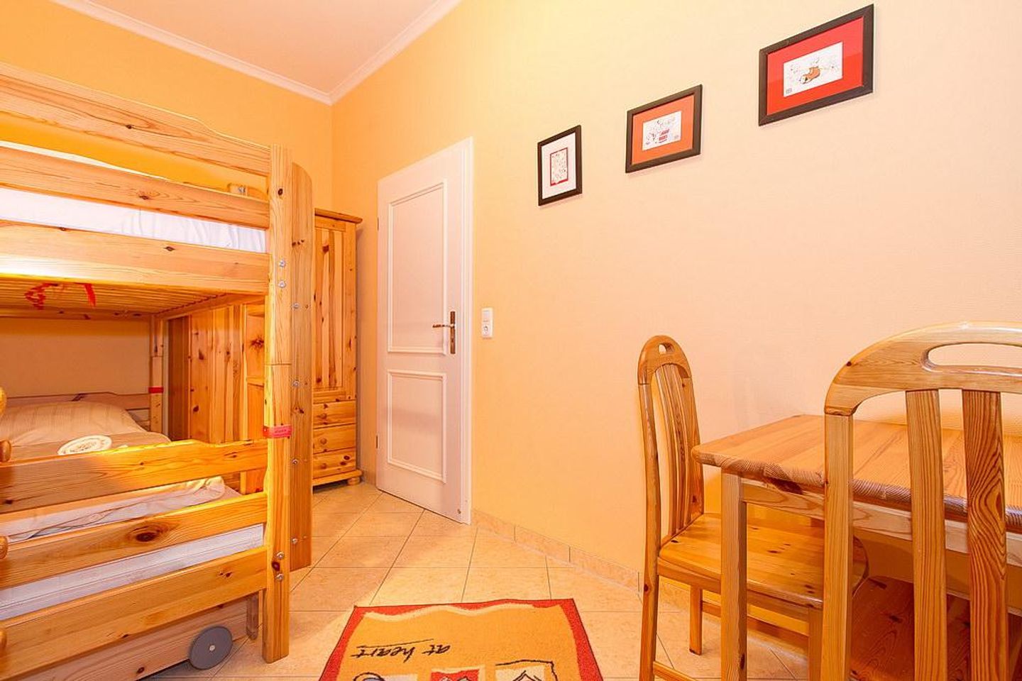 Dünenschloss Dünenschloss 1-30 Kühlungsborn - Schlafzimmer mit Etagenbett