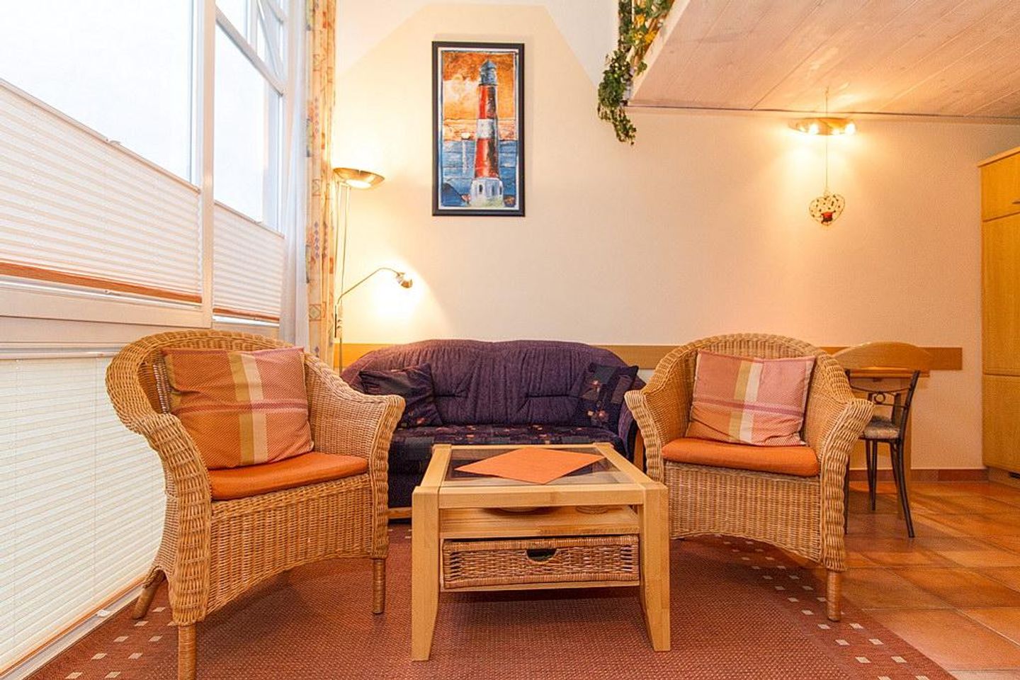 Meeresblick Meeresblick 026 Kühlungsborn - Wohn-Essbereich mit Sitzgelegenheiten