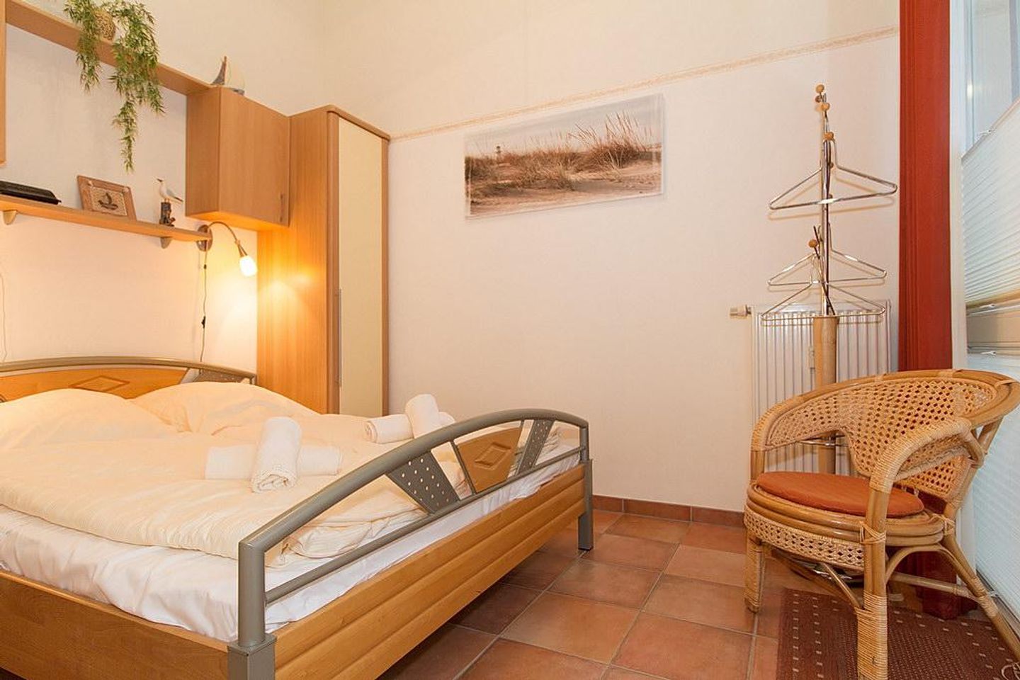 Meeresblick Meeresblick 026 Kühlungsborn - Schlafzimmer mit Doppelbett