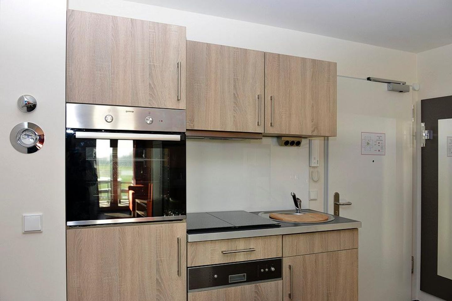 Resort Deichgraf Resort Deichgraf 27-13 Wremen - Küchenzeile mit Backofen