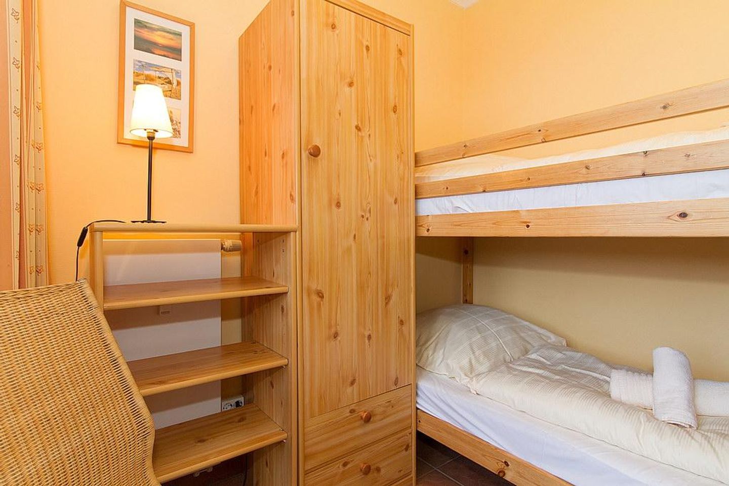 Dünenschloss Dünenschloss 1-33 Kühlungsborn - Schlafzimmer mit Etagenbett