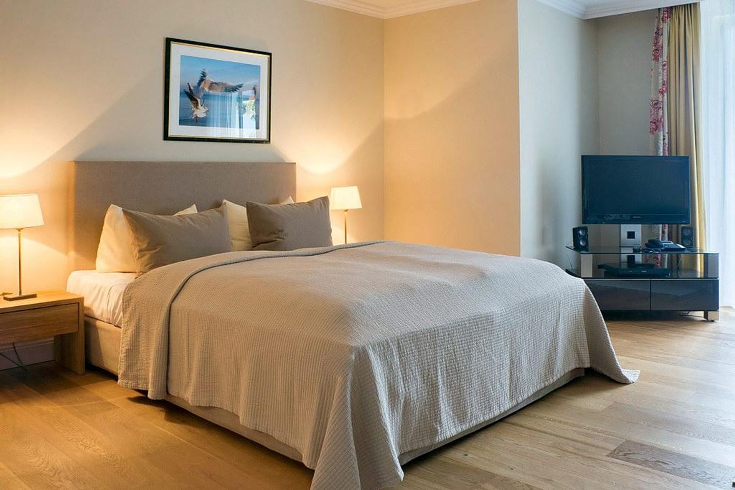 Seehof Seehof 213 Usedom - Schlafzimmer mit Doppelbett