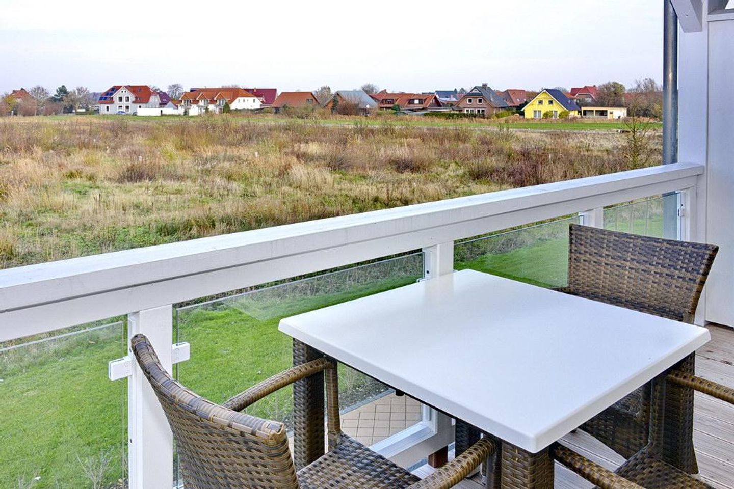 Resort Deichgraf Resort Deichgraf 27-09 Wremen - Balkon mit Ausblick