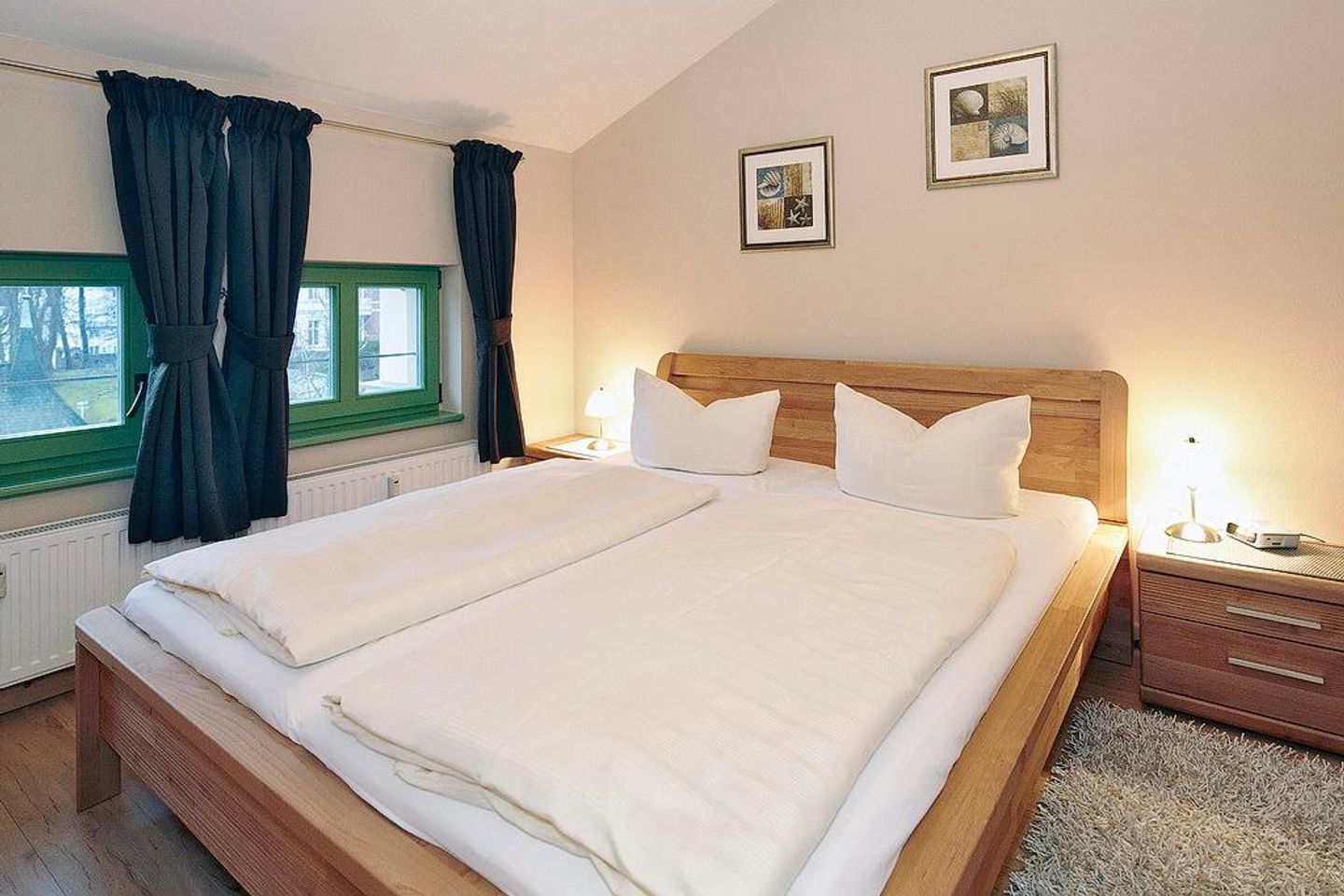 Villa am Ostseestrand Villa am Ostseestrand 310 Usedom - Schlafzimmer mit Doppelbett