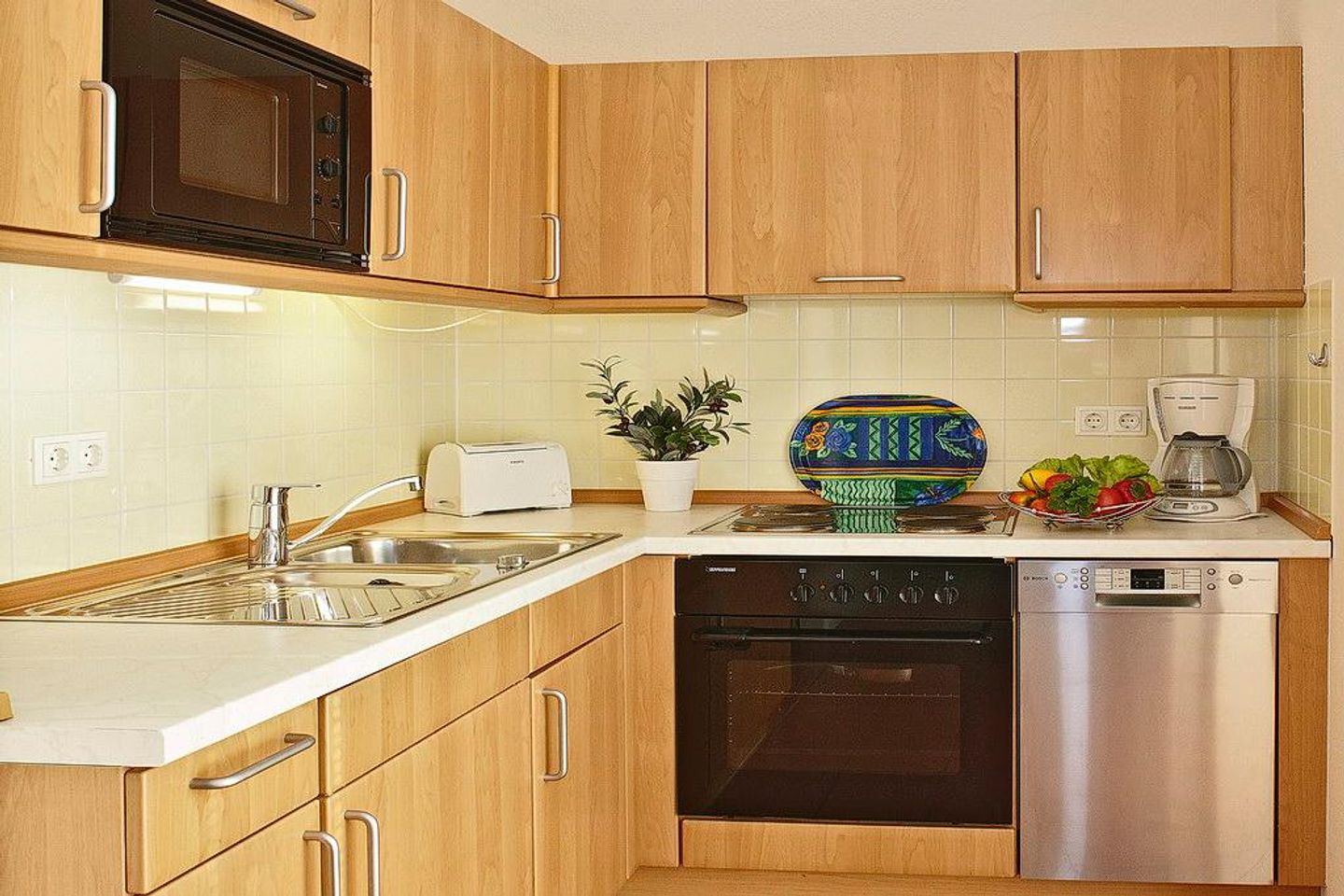 Villa Aegir Villa Aegir 114 Usedom - Küchenzeile mit Backofen