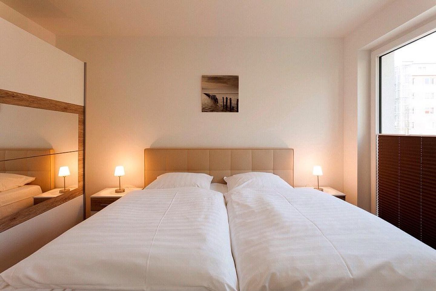 DünenResort Binz DünenResort Binz 115 Rügen - Schlafzimmer mit Doppelbett