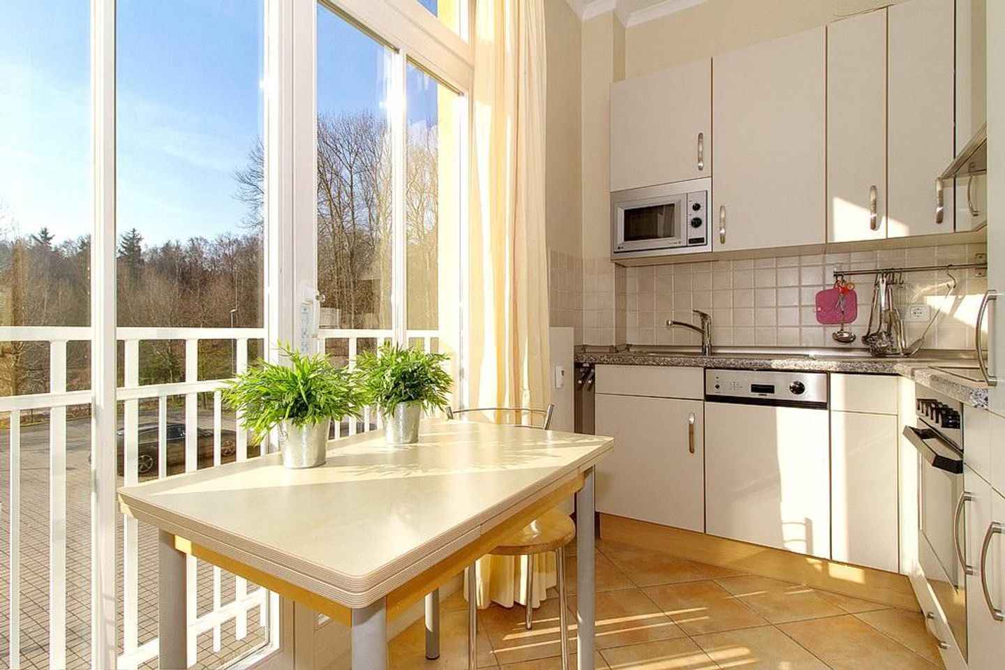 Dünenschloss Dünenschloss 1-07 Kühlungsborn - Küchen mit Ausblick