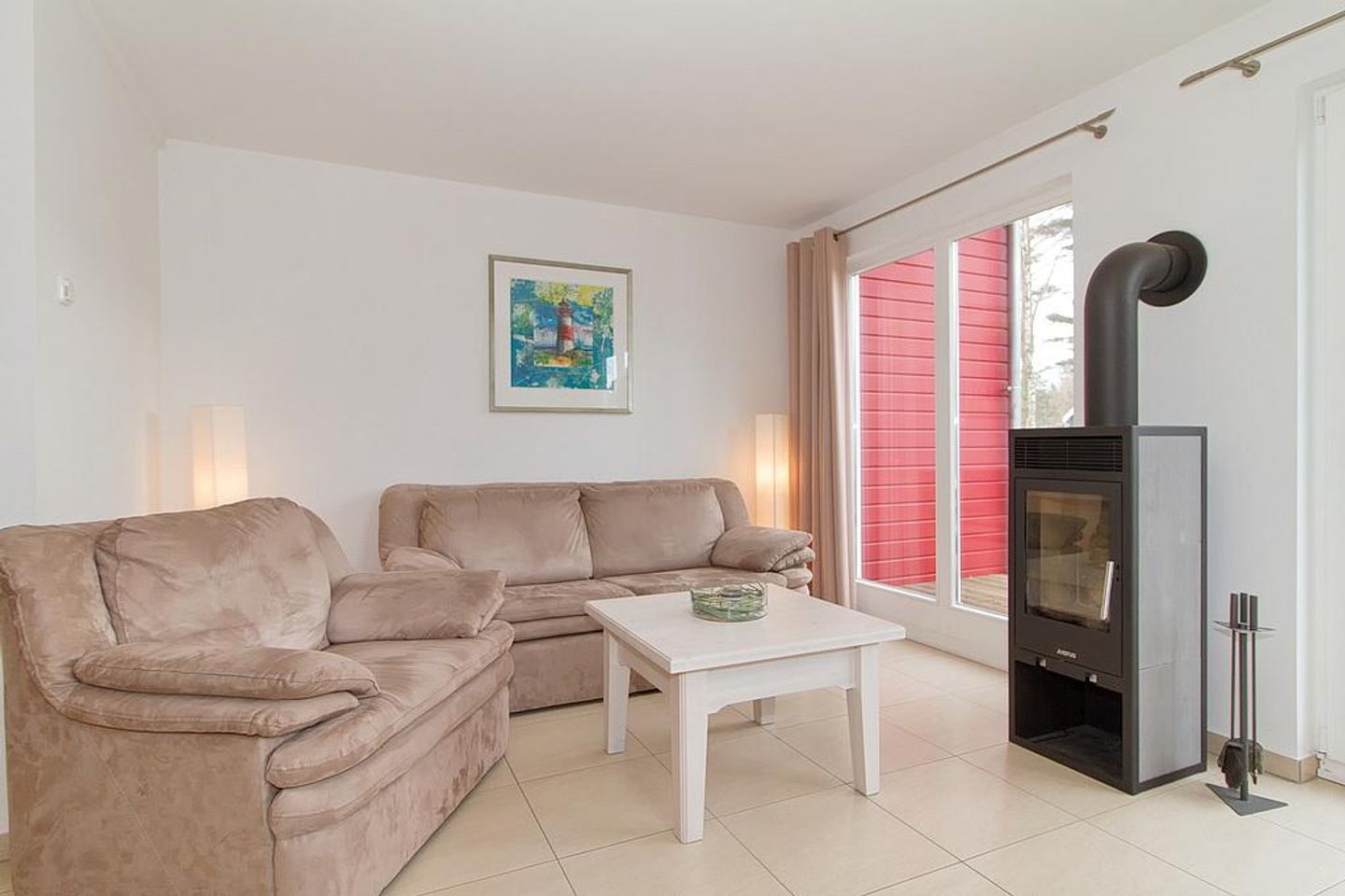 Ostseepark Rügen Ostseepark Rügen 24 Rügen - Wohn-Essbereich mit Couch