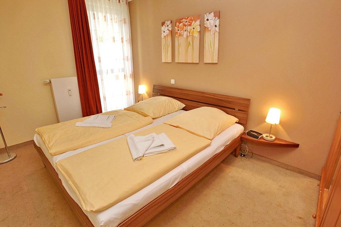 Dünenschloss Dünenschloss 2-07 Kühlungsborn - Schlafzimmer mit Doppelbett