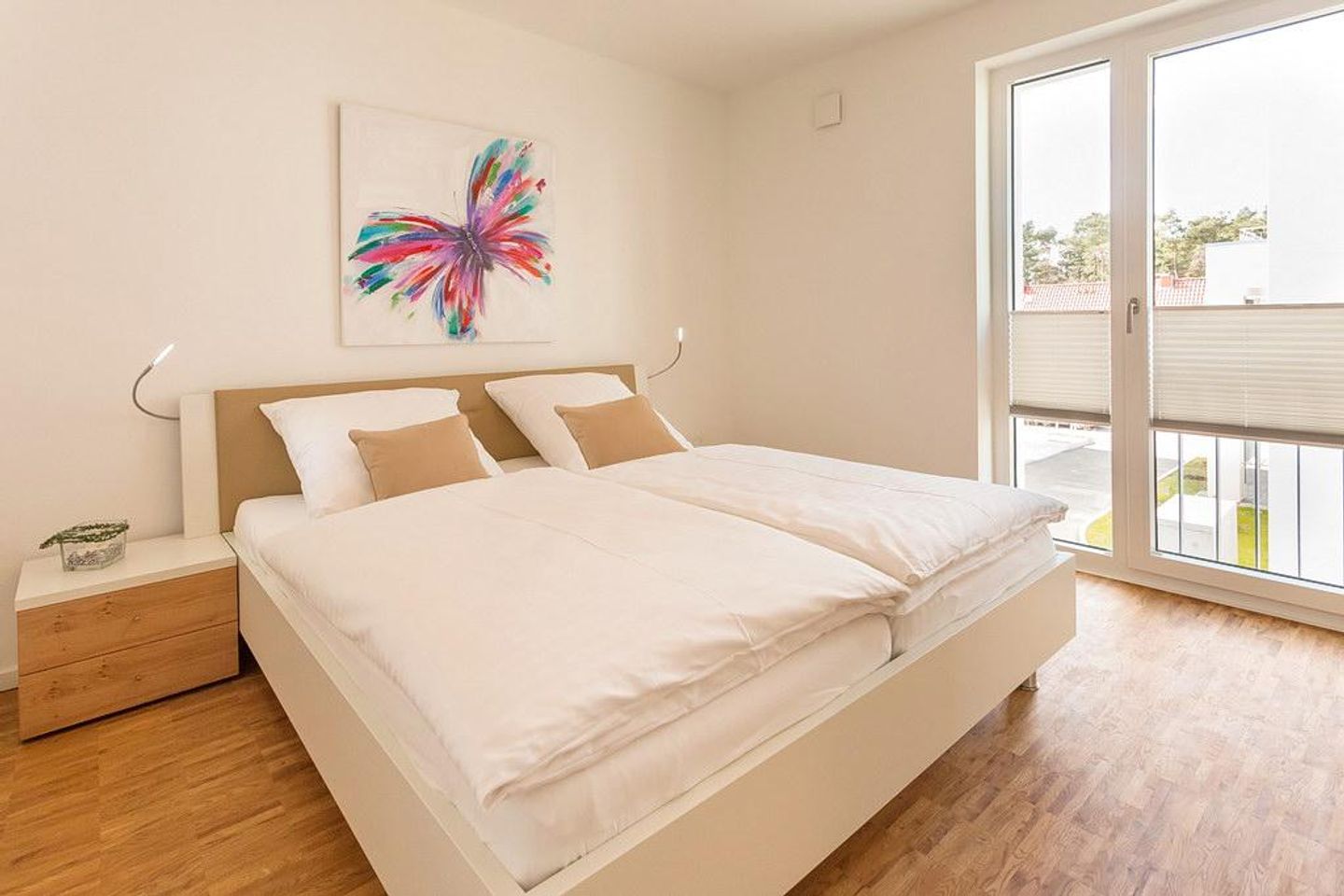 DünenResort Binz DünenResort Binz 419 Rügen - Schlafzimmer mit Doppelbett