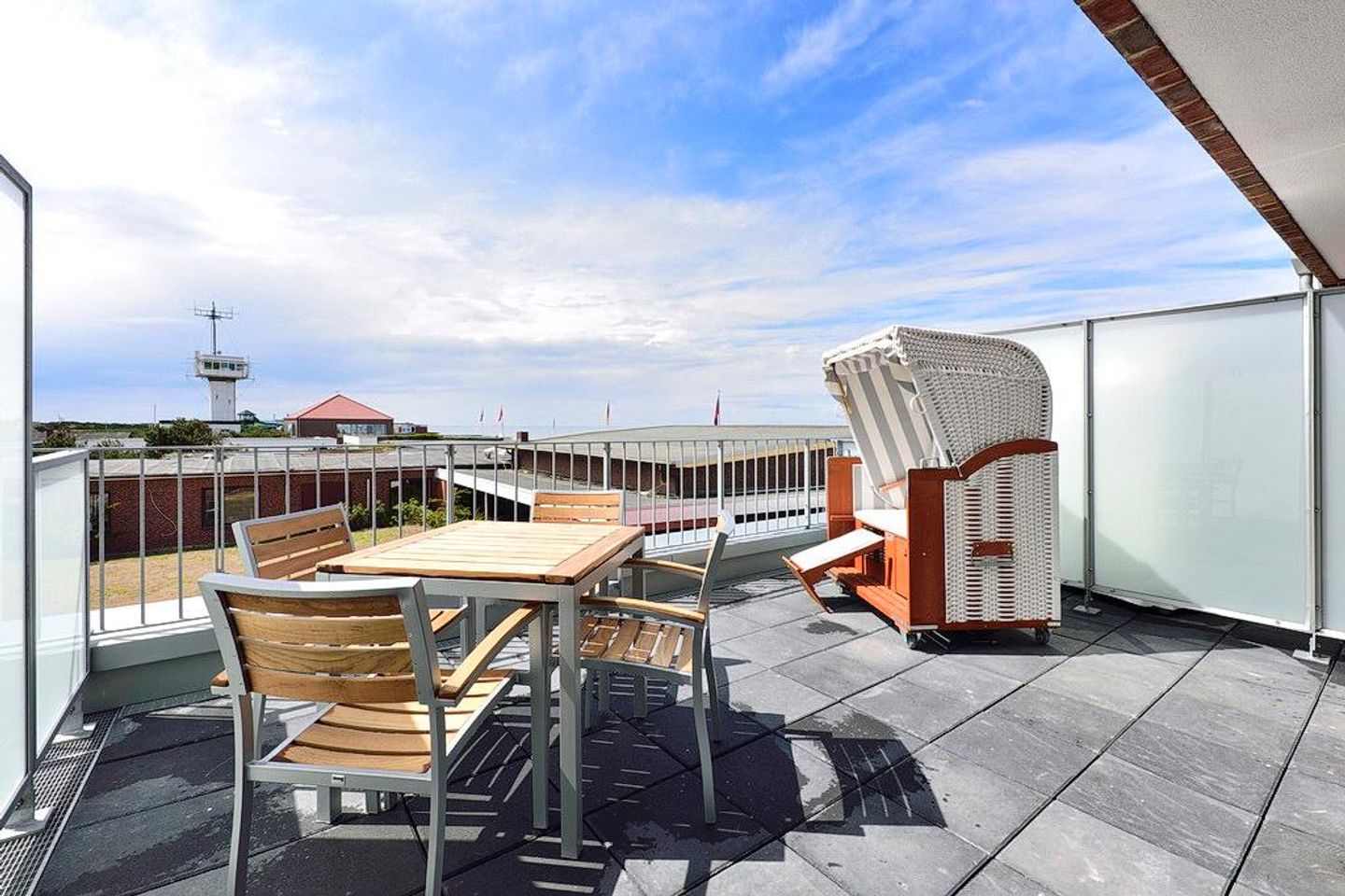 Aparthotel Anna Düne Aparthotel Anna Düne 1-16 Wangerooge - Balkon mit Ausblick