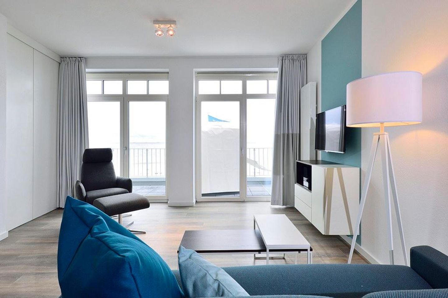 Aparthotel Anna Düne Aparthotel Anna Düne 1-19 Wangerooge - Wohn/ Essbereich