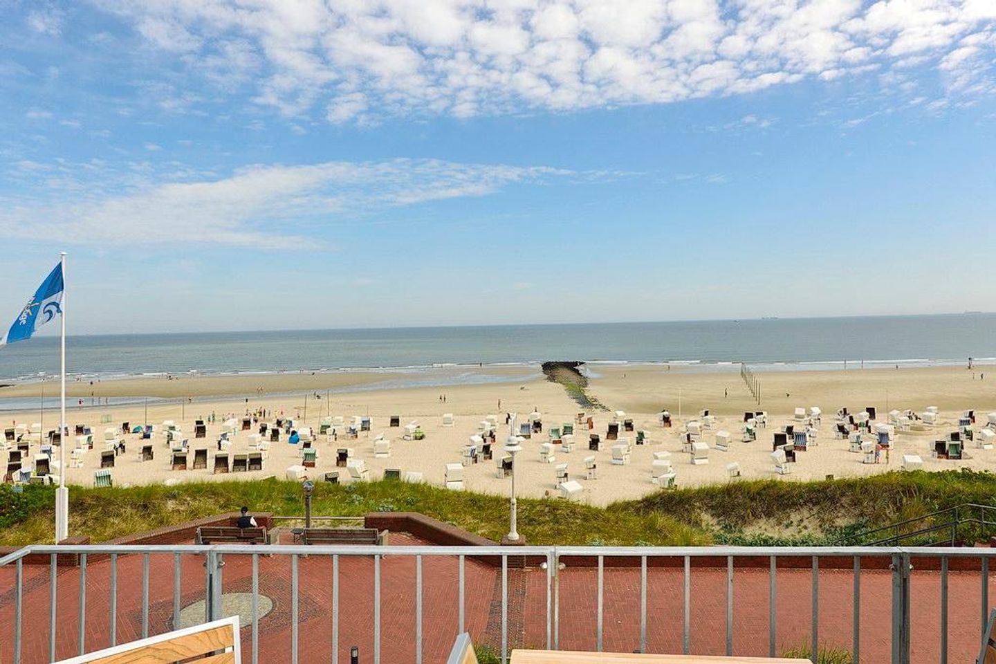 Aparthotel Anna Düne Aparthotel Anna Düne 1-21 Wangerooge - Balkon mit Ausblick