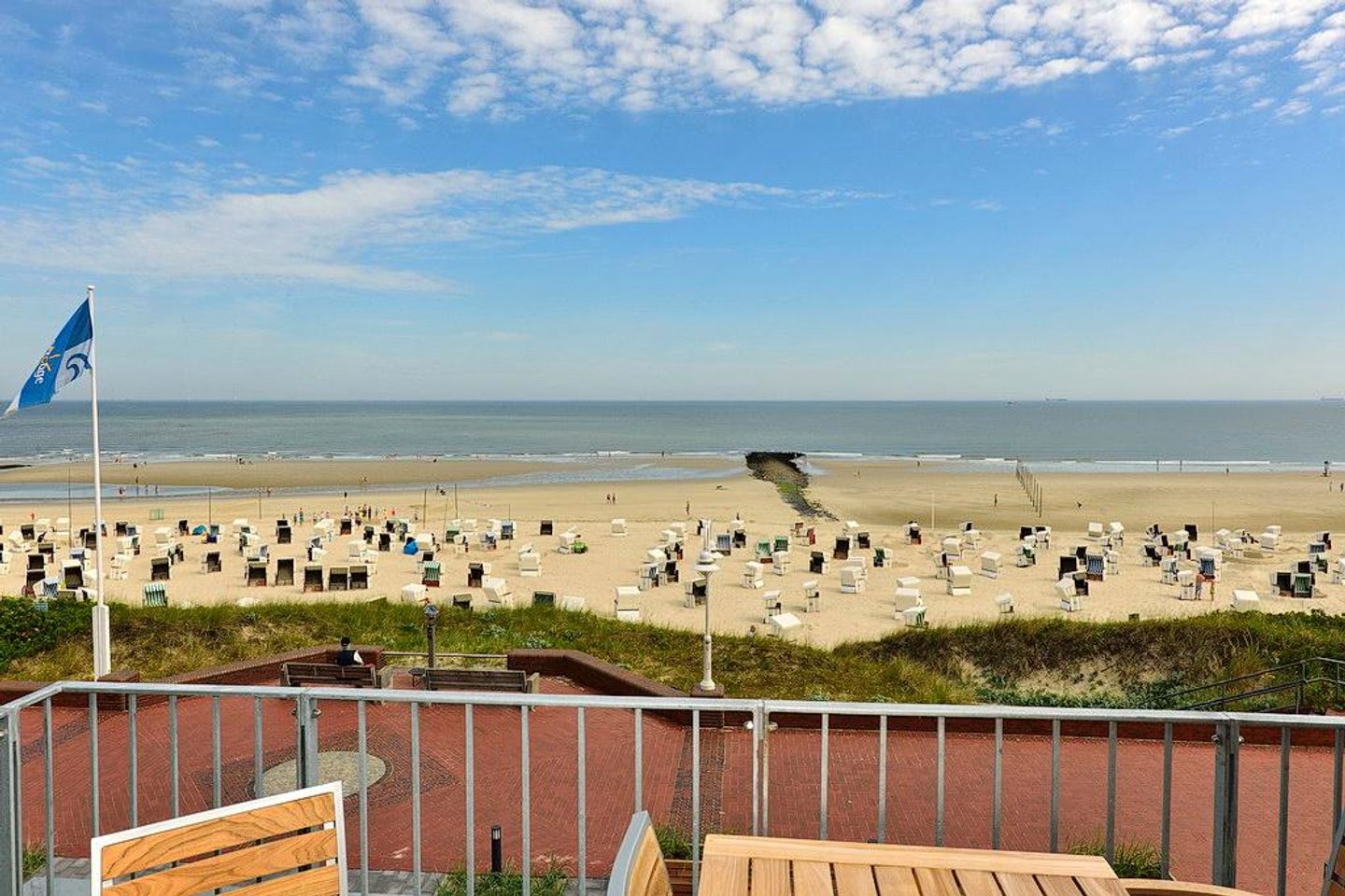 Aparthotel Anna Düne Aparthotel Anna Düne 1-22 Wangerooge - Balkon mit Ausblick