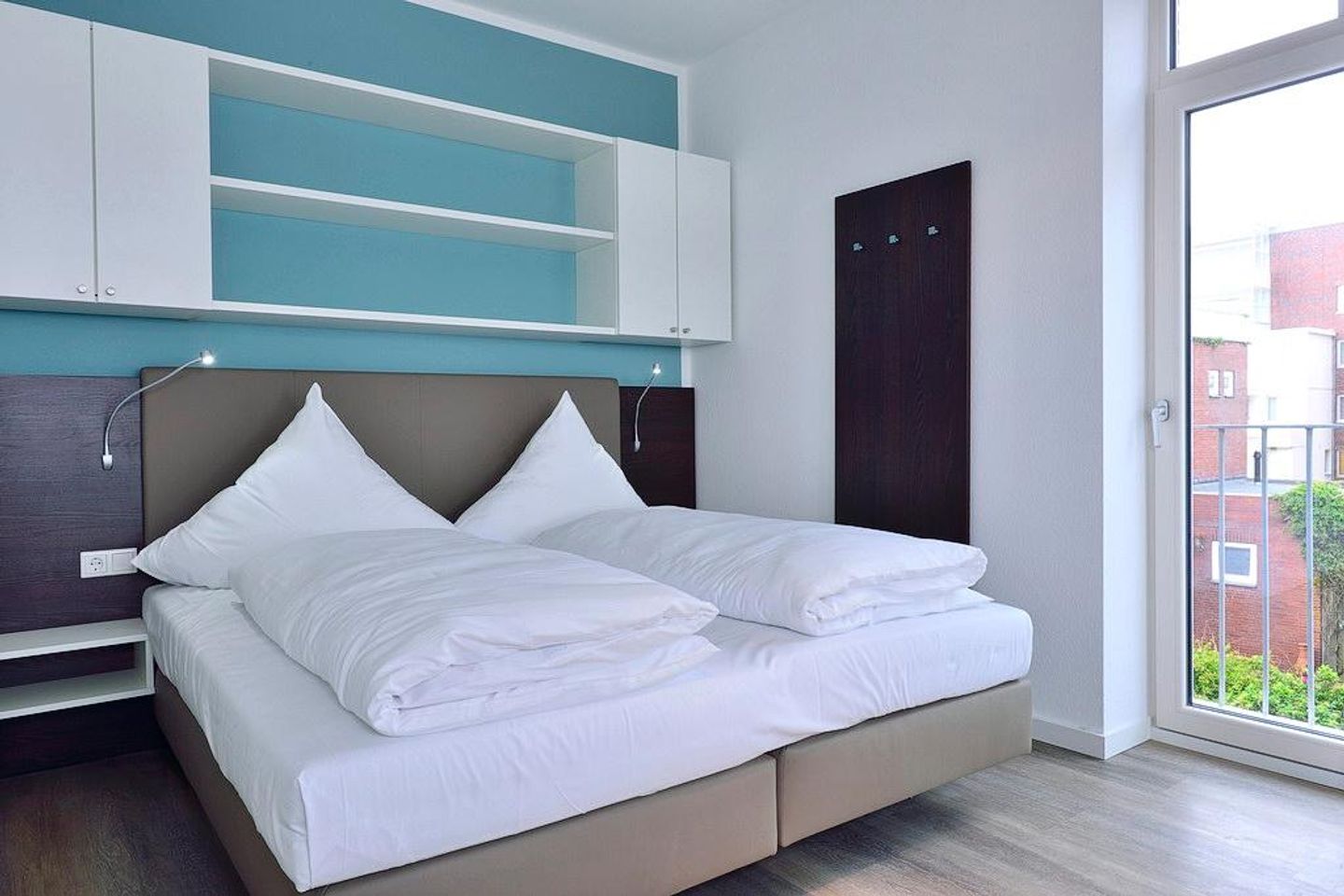 Aparthotel Anna Düne Aparthotel Anna Düne 1-25 Wangerooge - Schlafzimmer mit Doppelbett