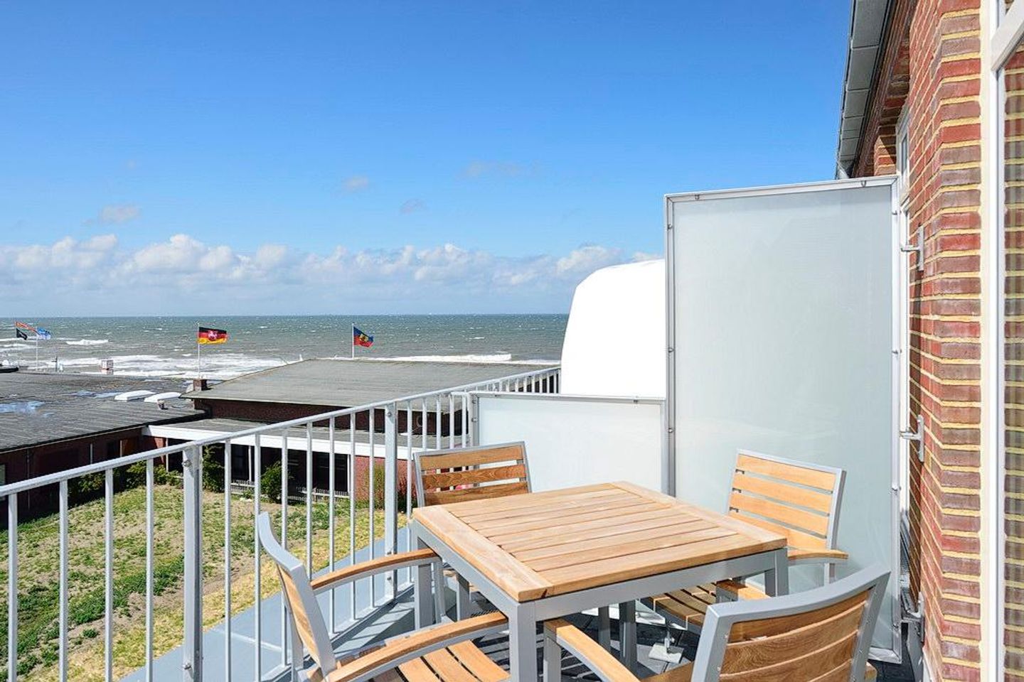 Aparthotel Anna Düne Aparthotel Anna Düne 2-27 Wangerooge - Balkon mit Ausblick