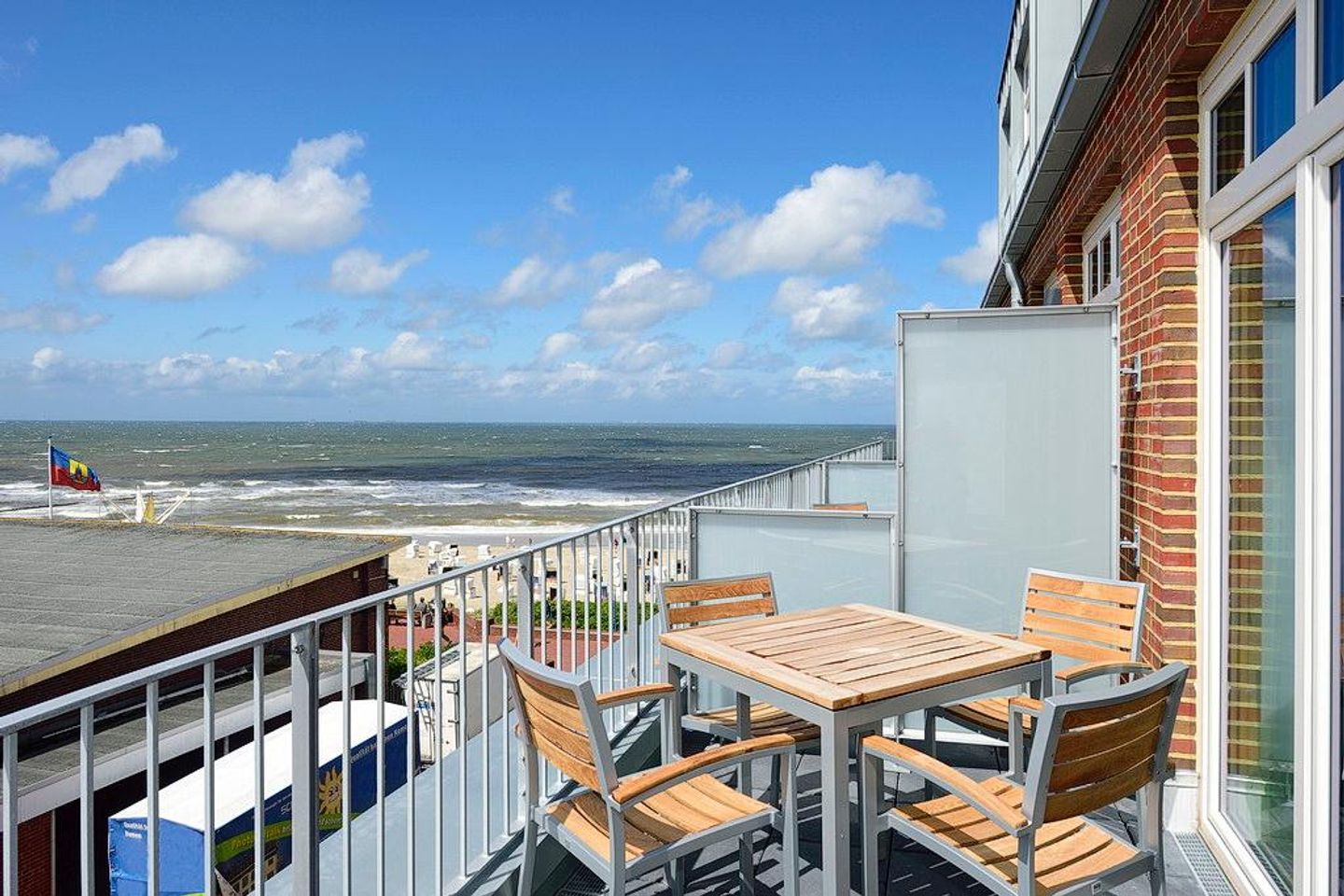 Aparthotel Anna Düne Aparthotel Anna Düne 2-31 Wangerooge - Balkon mit Ausblick