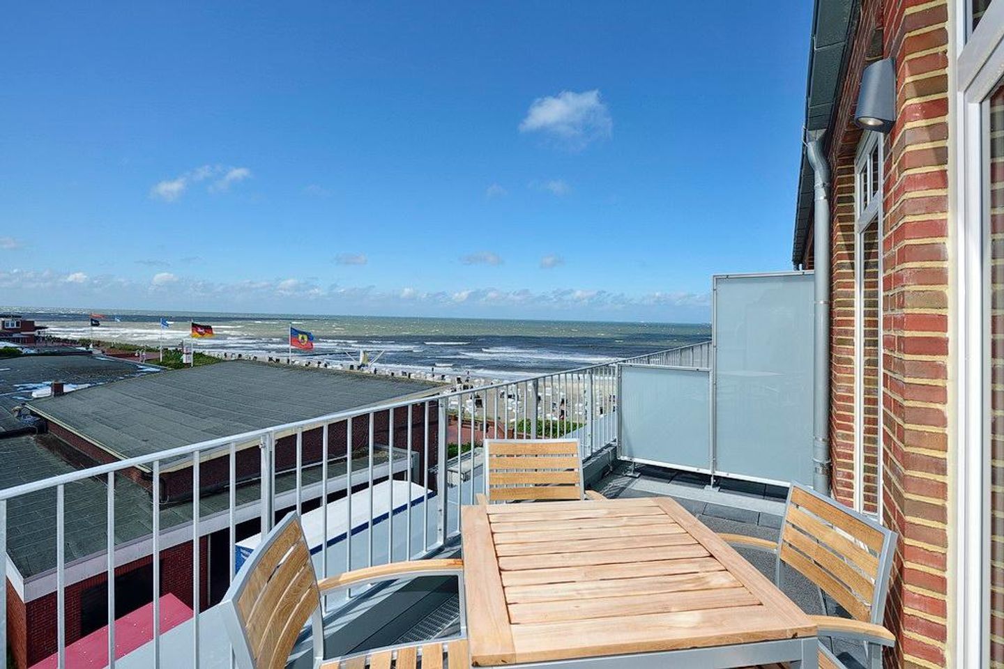 Aparthotel Anna Düne Aparthotel Anna Düne 2-32 Wangerooge - Balkon mit Ausblick
