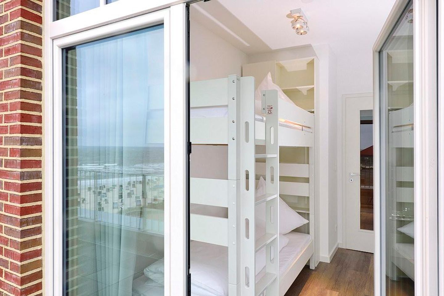 Aparthotel Anna Düne Aparthotel Anna Düne 2-33 Wangerooge - Schlafzimmer mit Etagenbett