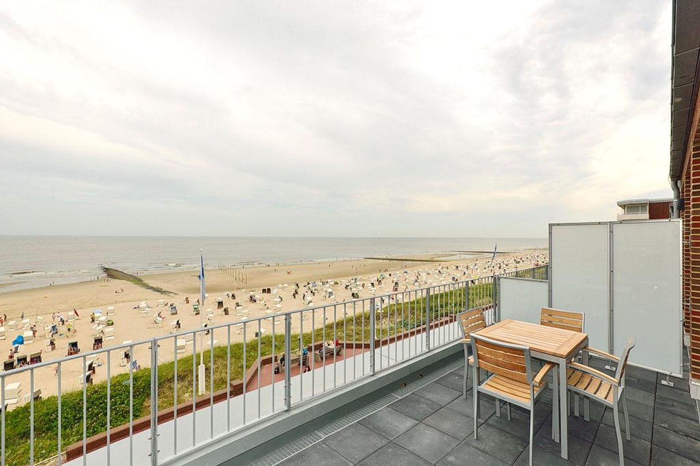 Aparthotel Anna Düne Aparthotel Anna Düne 2-33 Wangerooge - Balkon mit Ausblick
