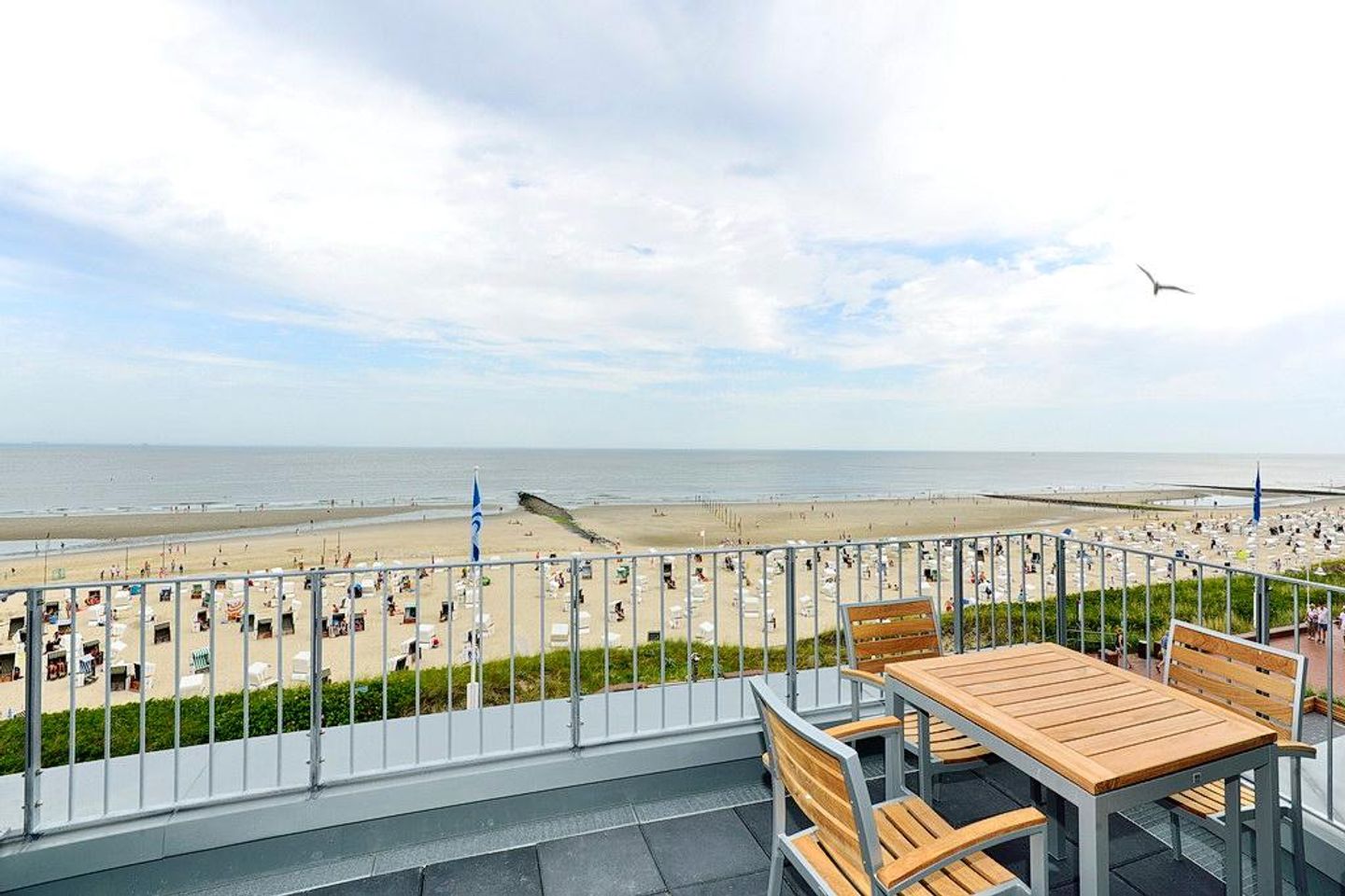 Aparthotel Anna Düne Aparthotel Anna Düne 2-34 Wangerooge - Balkon mit Ausblick