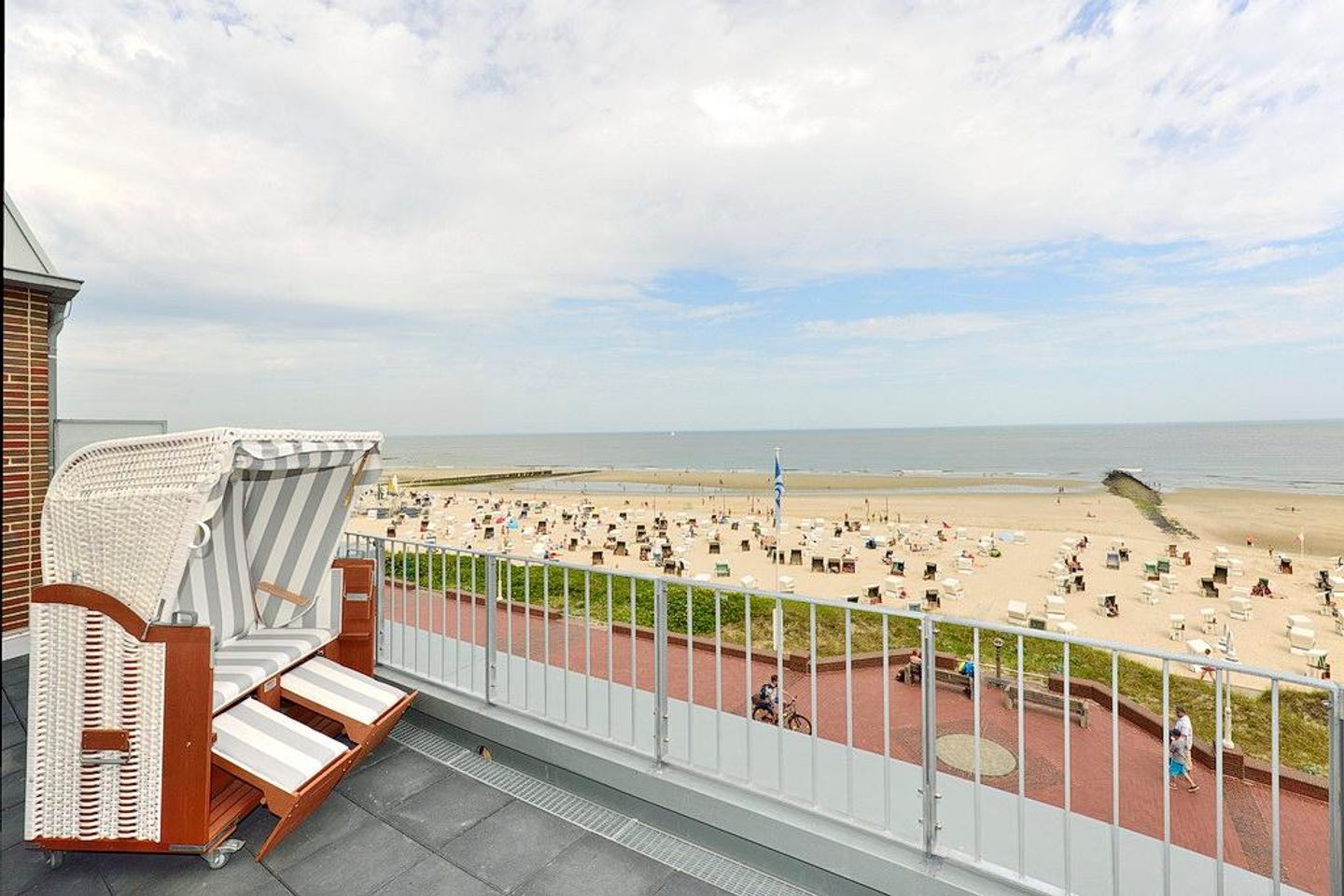 Aparthotel Anna Düne Aparthotel Anna Düne 2-35 Wangerooge - Balkon mit Ausbilck