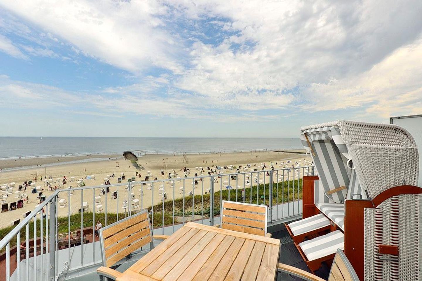Aparthotel Anna Düne Aparthotel Anna Düne 2-36 Wangerooge - Balkon mit Ausblick
