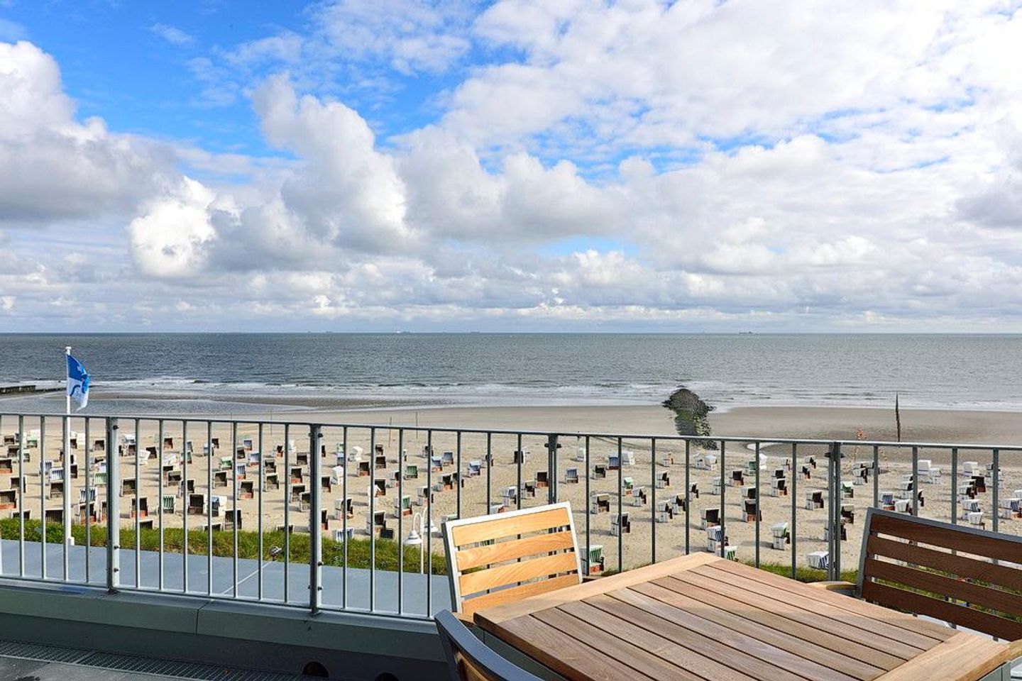 Aparthotel Anna Düne Aparthotel Anna Düne 2-37 Wangerooge - Balkon mit Ausblick