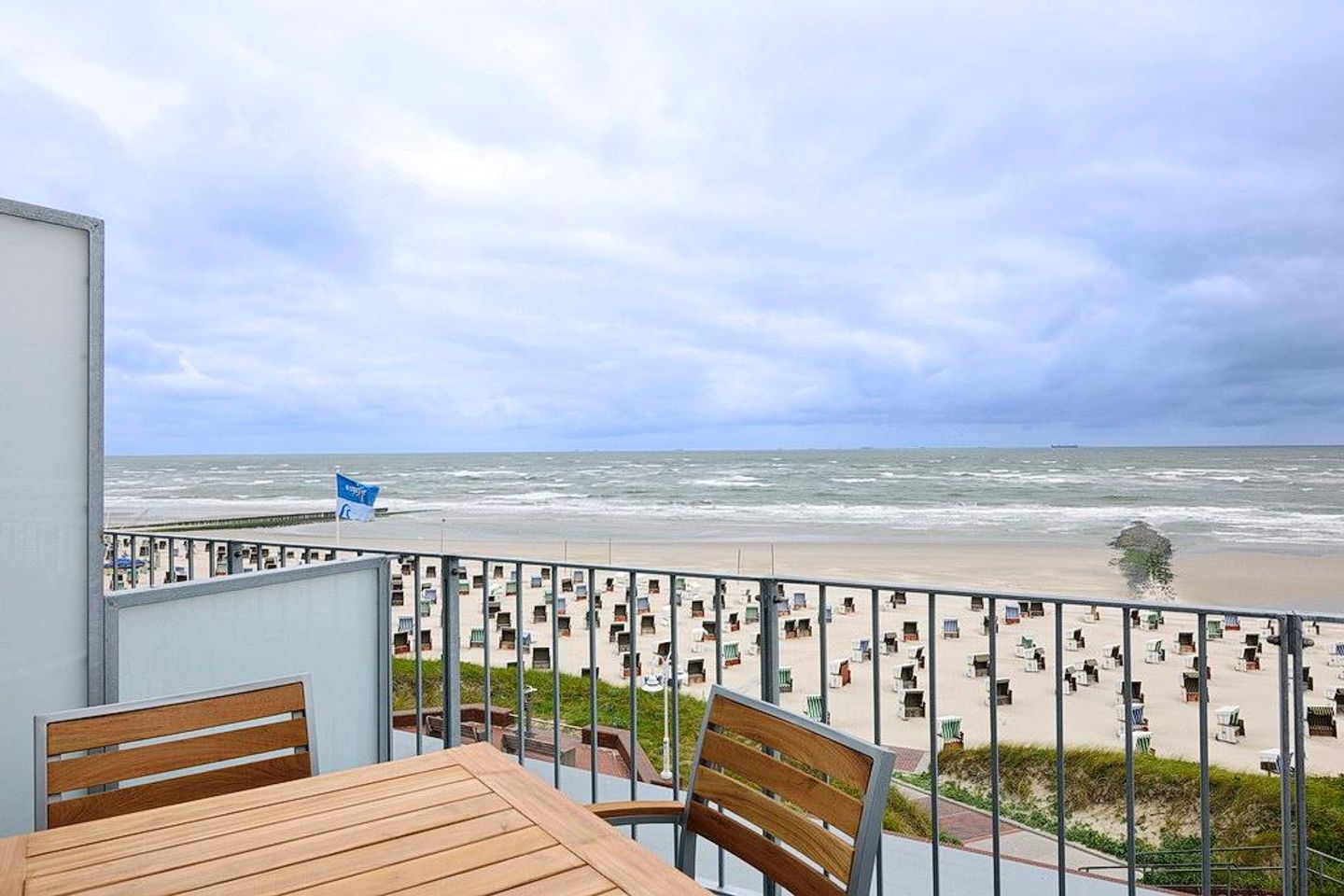 Aparthotel Anna Düne Aparthotel Anna Düne 2-38 Wangerooge - Balkon mit Ausblick