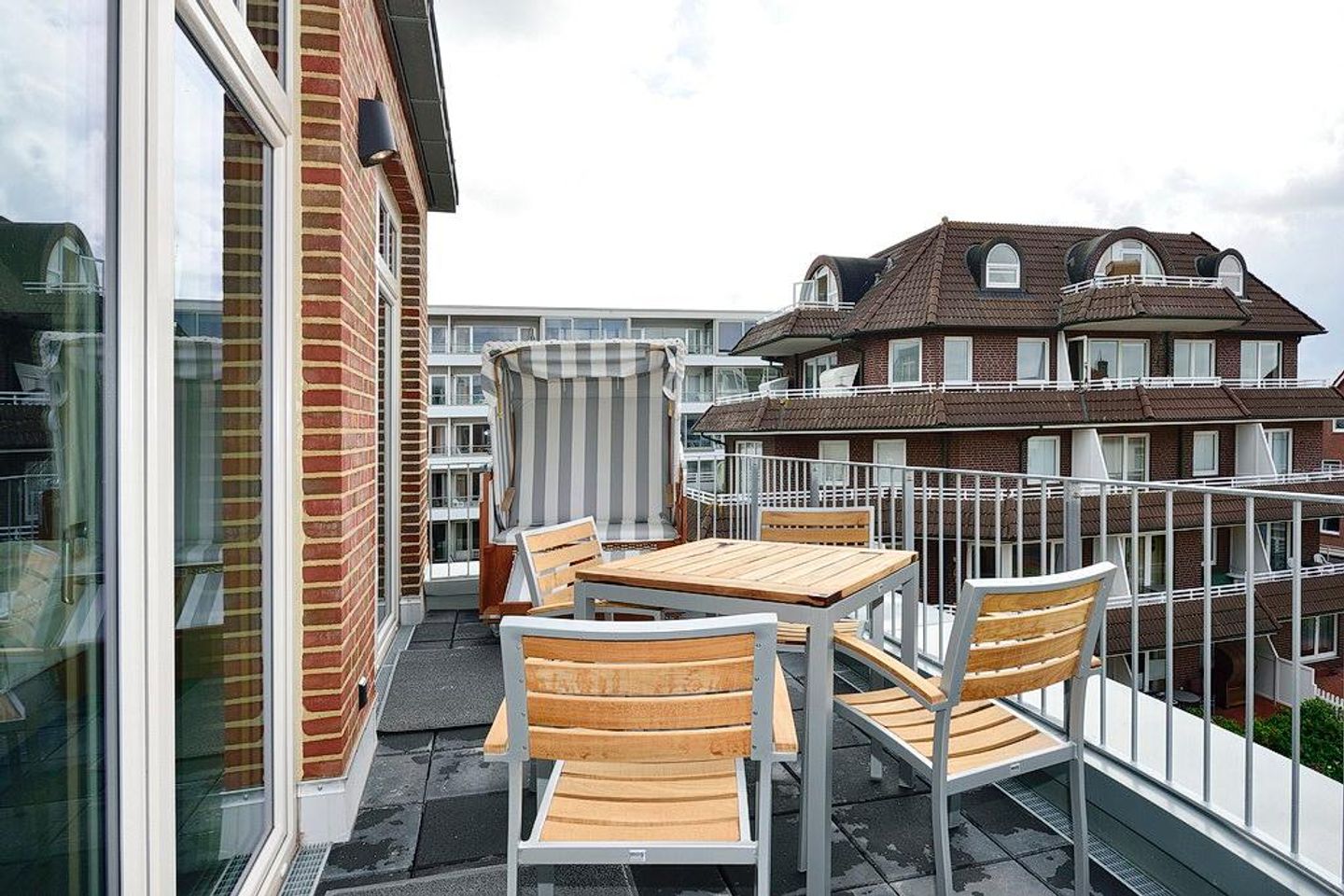 Aparthotel Anna Düne Aparthotel Anna Düne 2-39 Wangerooge - Balkon mit Ausblick