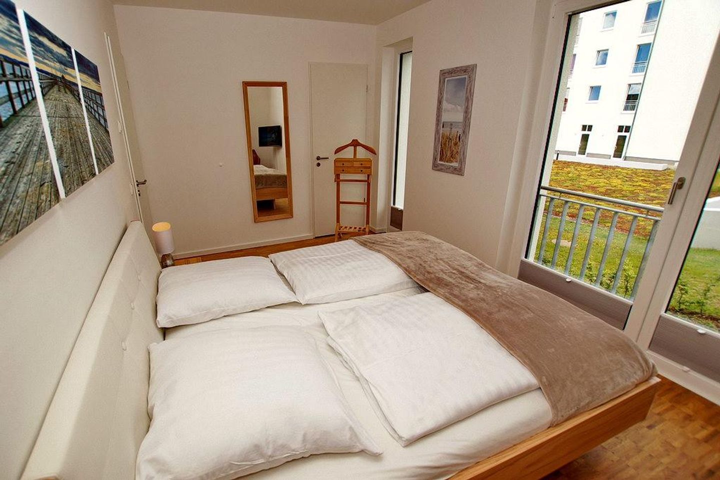 DünenResort Binz DünenResort Binz 418 Rügen - Schlafzimmer mit Doppelbett
