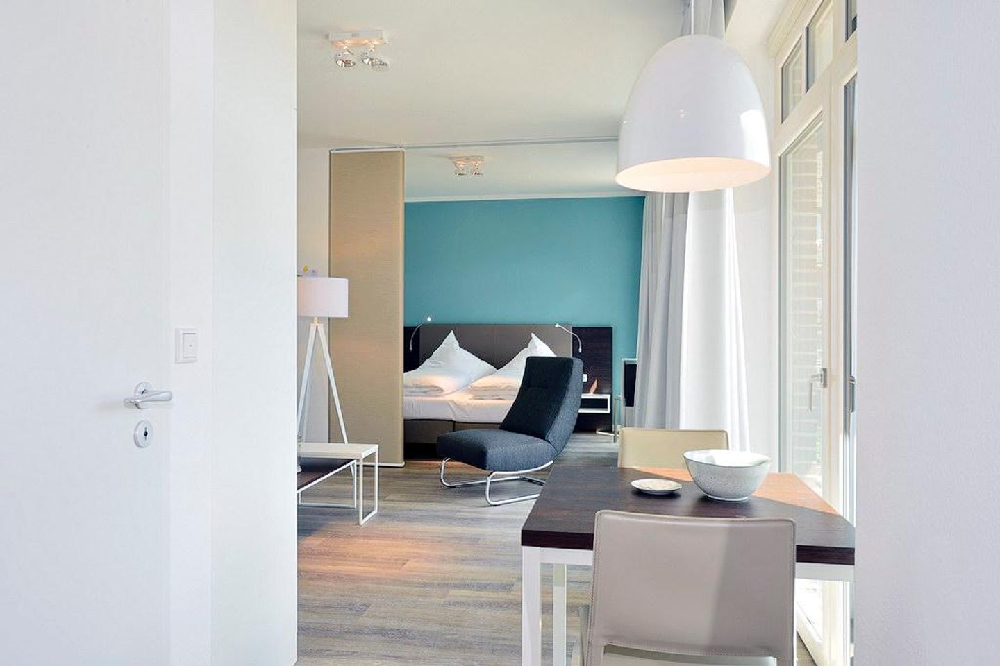 Aparthotel Anna Düne Aparthotel Anna Düne 1-26 Wangerooge - Wohn/ Essbereich