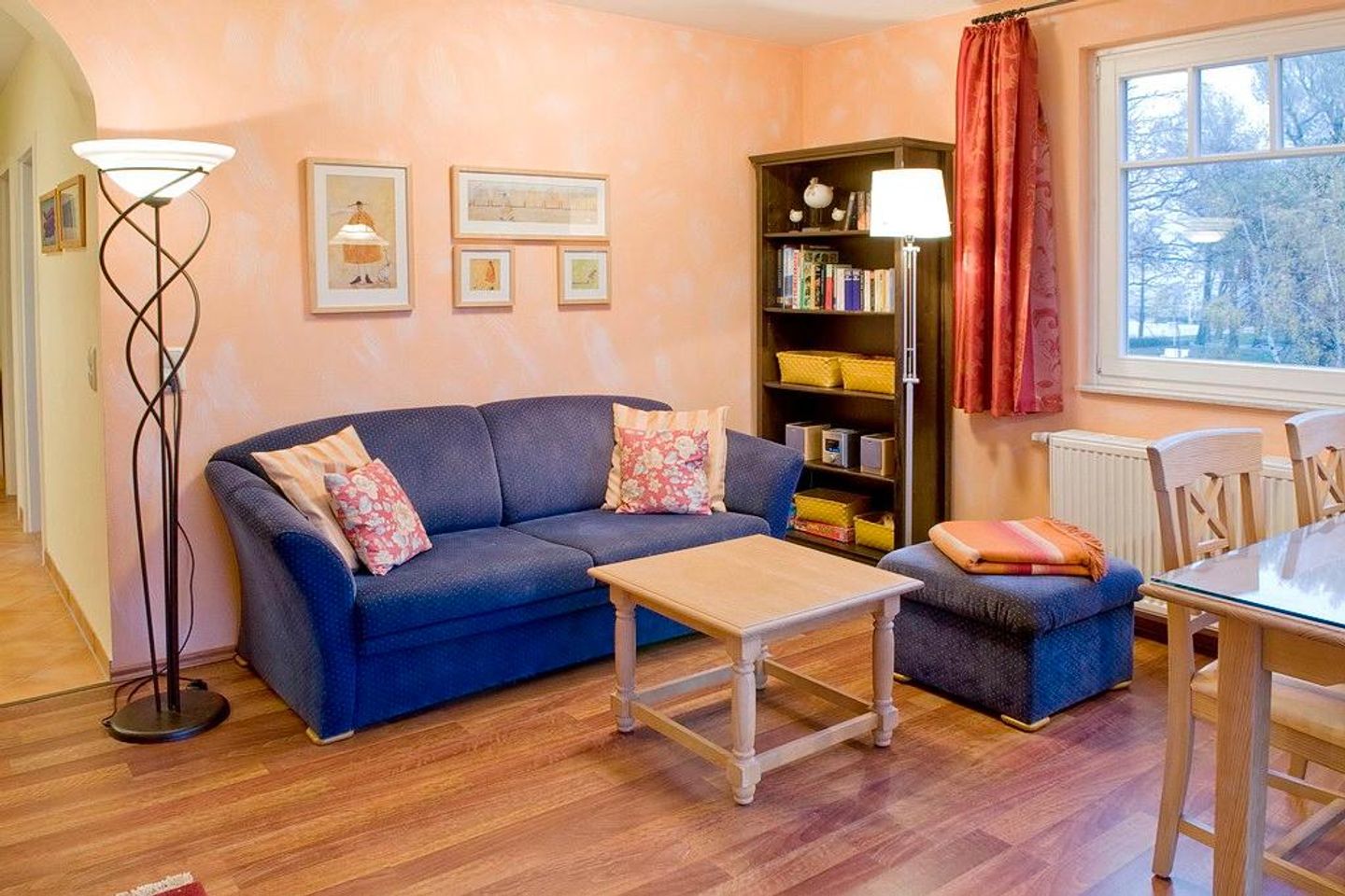 Meeresblick Meeresblick 208 Kühlungsborn - Wohn-Essbereich mit Couch