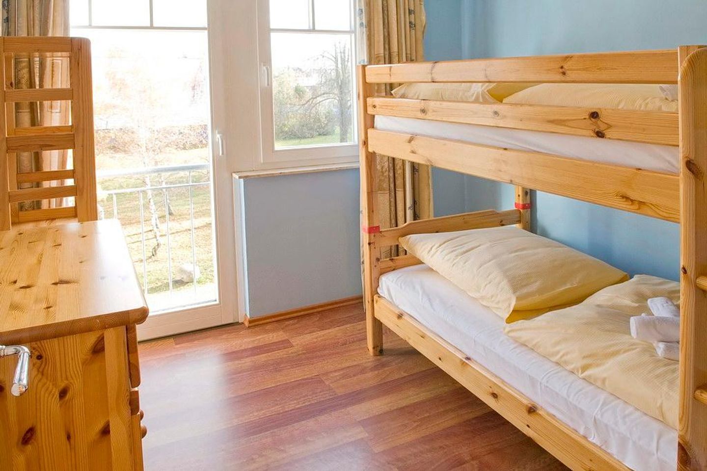 Meeresblick Meeresblick 208 Kühlungsborn - Schlafzimmer mit Etagenbett