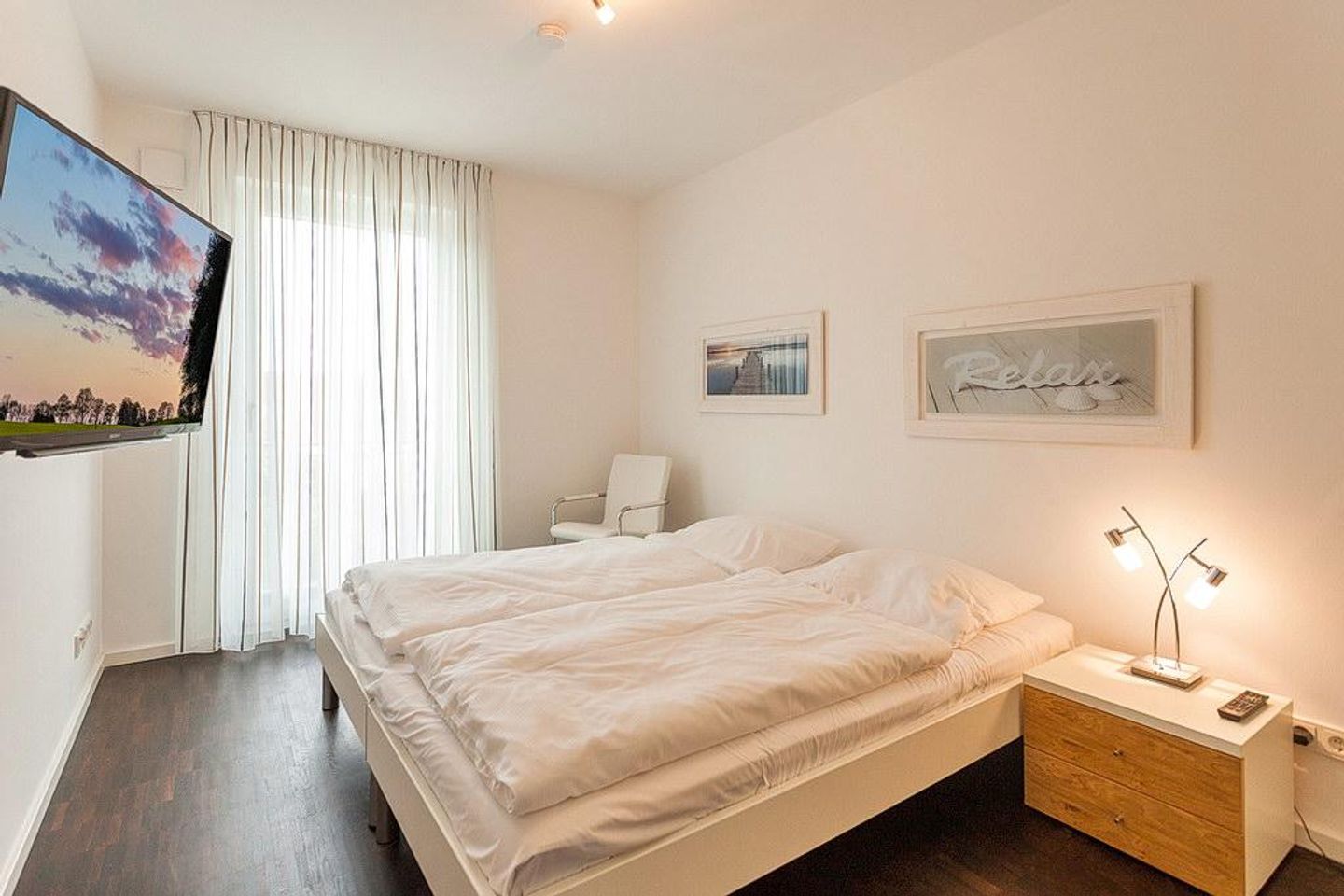 DünenResort Binz DünenResort Binz 121 Rügen - Schlafzimmer mit Doppelbett