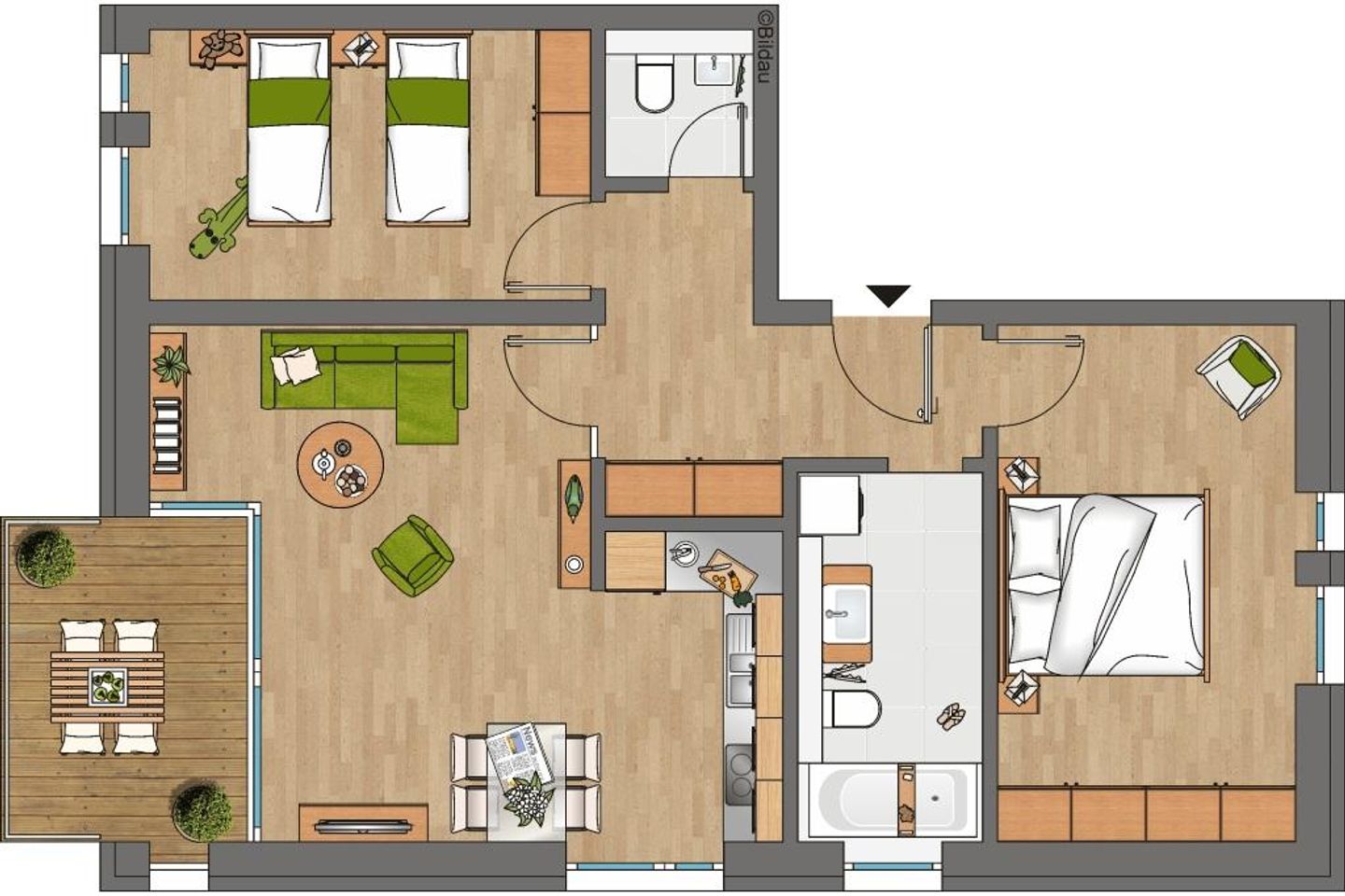 DünenResort Binz DünenResort Binz 111 Rügen - Grundriss