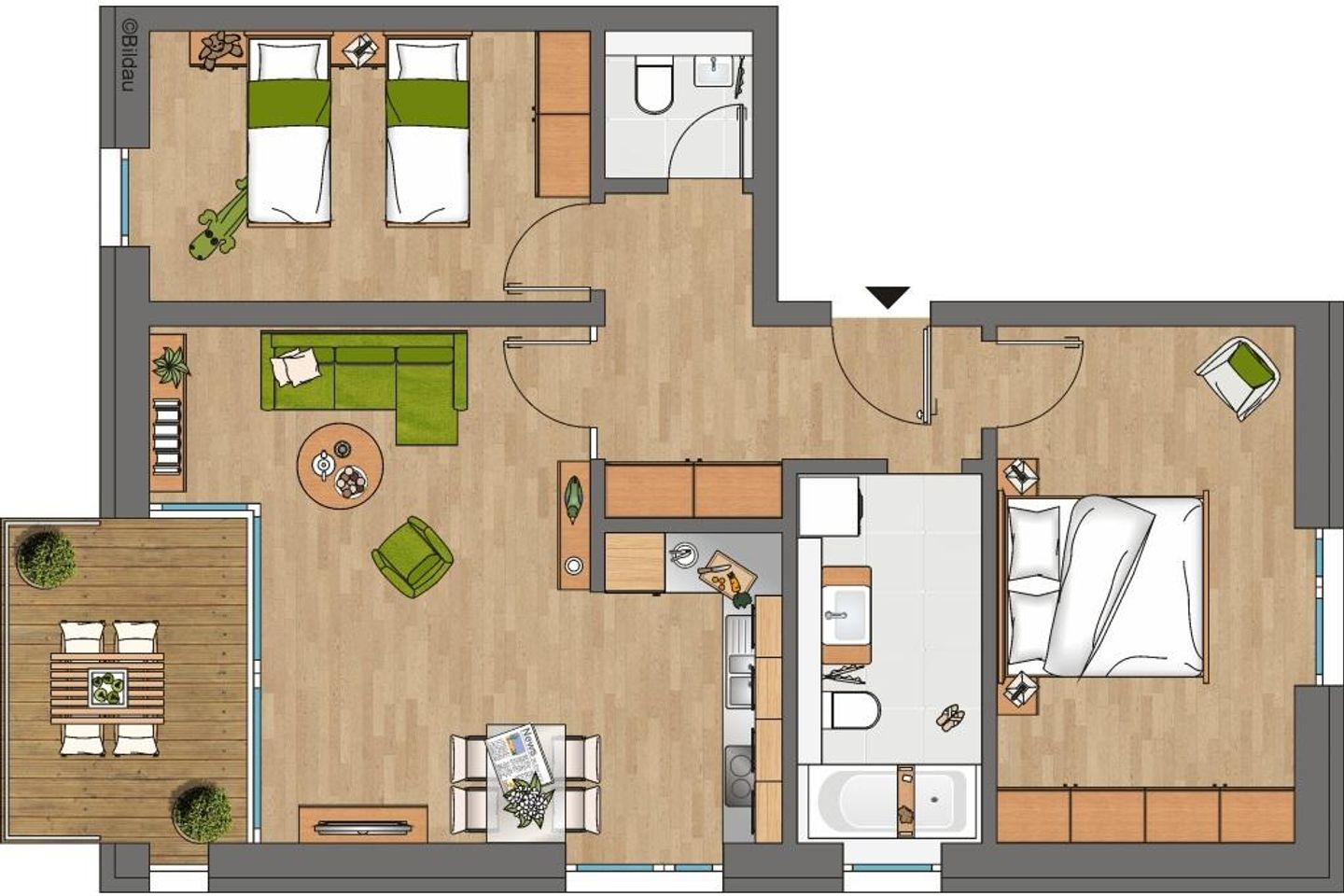 DünenResort Binz DünenResort Binz 121 Rügen - Grundriss