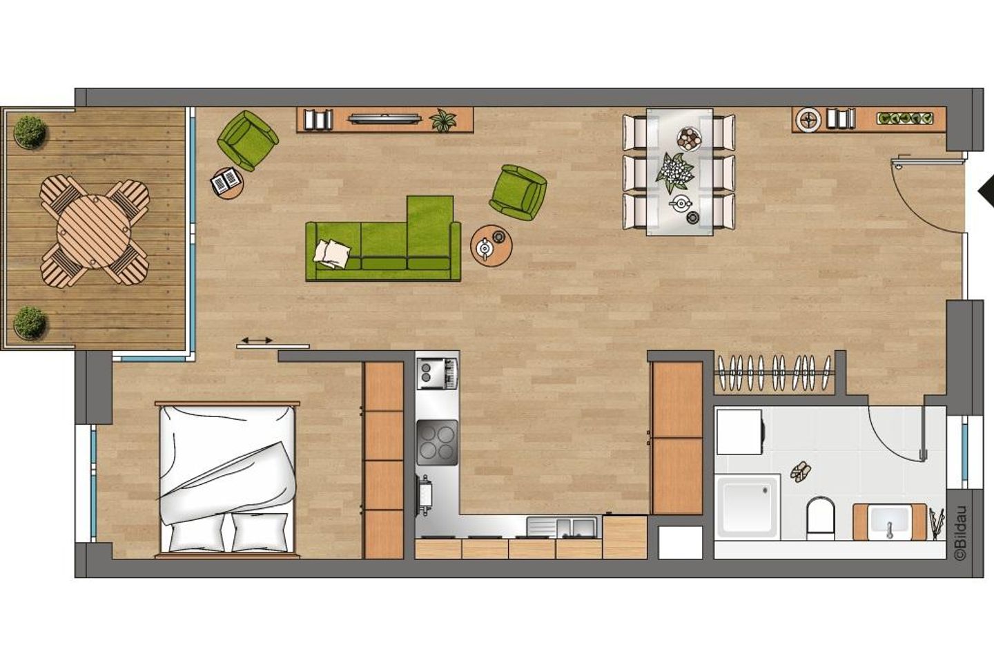 DünenResort Binz DünenResort Binz 125 Rügen - Grundriss