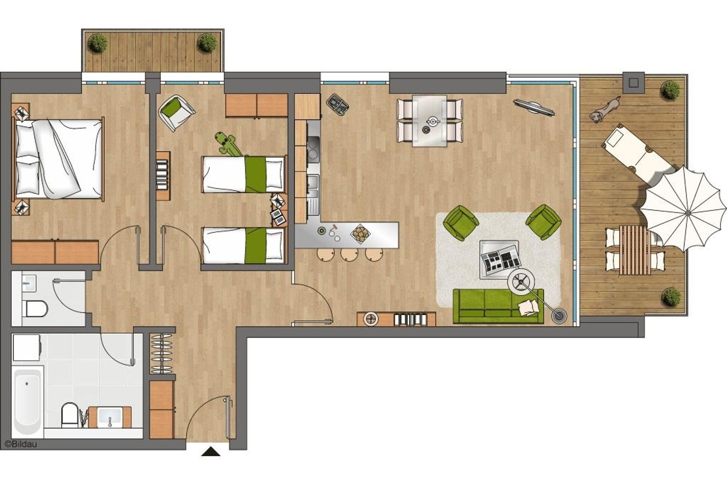 DünenResort Binz DünenResort Binz 127 Rügen - Grundriss