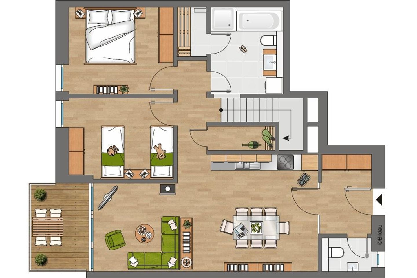 DünenResort Binz DünenResort Binz 142 Rügen - Grundriss