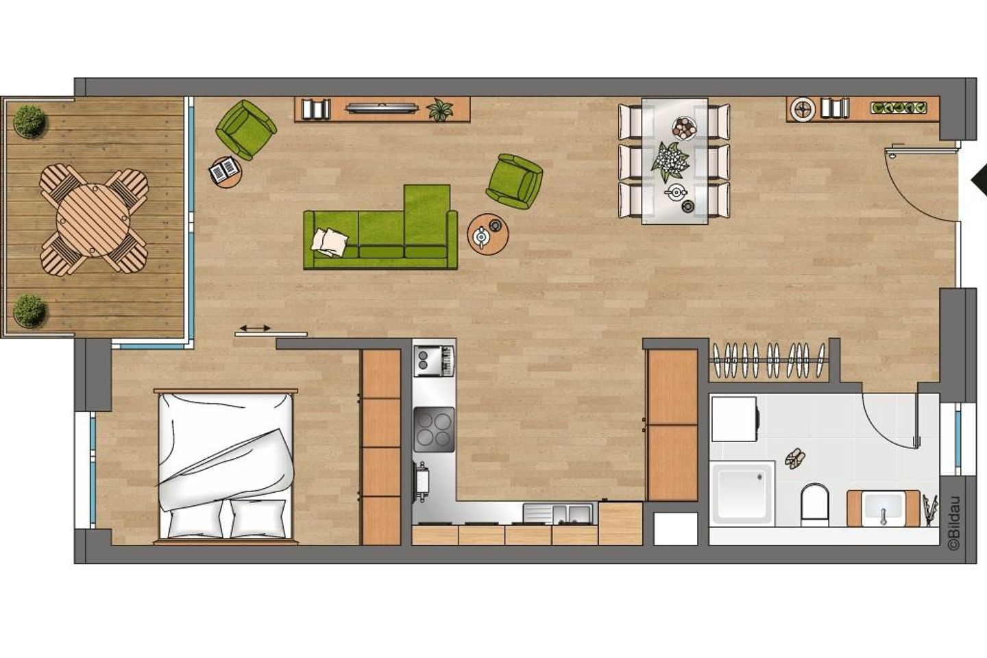 DünenResort Binz DünenResort Binz 115 Rügen - Grundriss