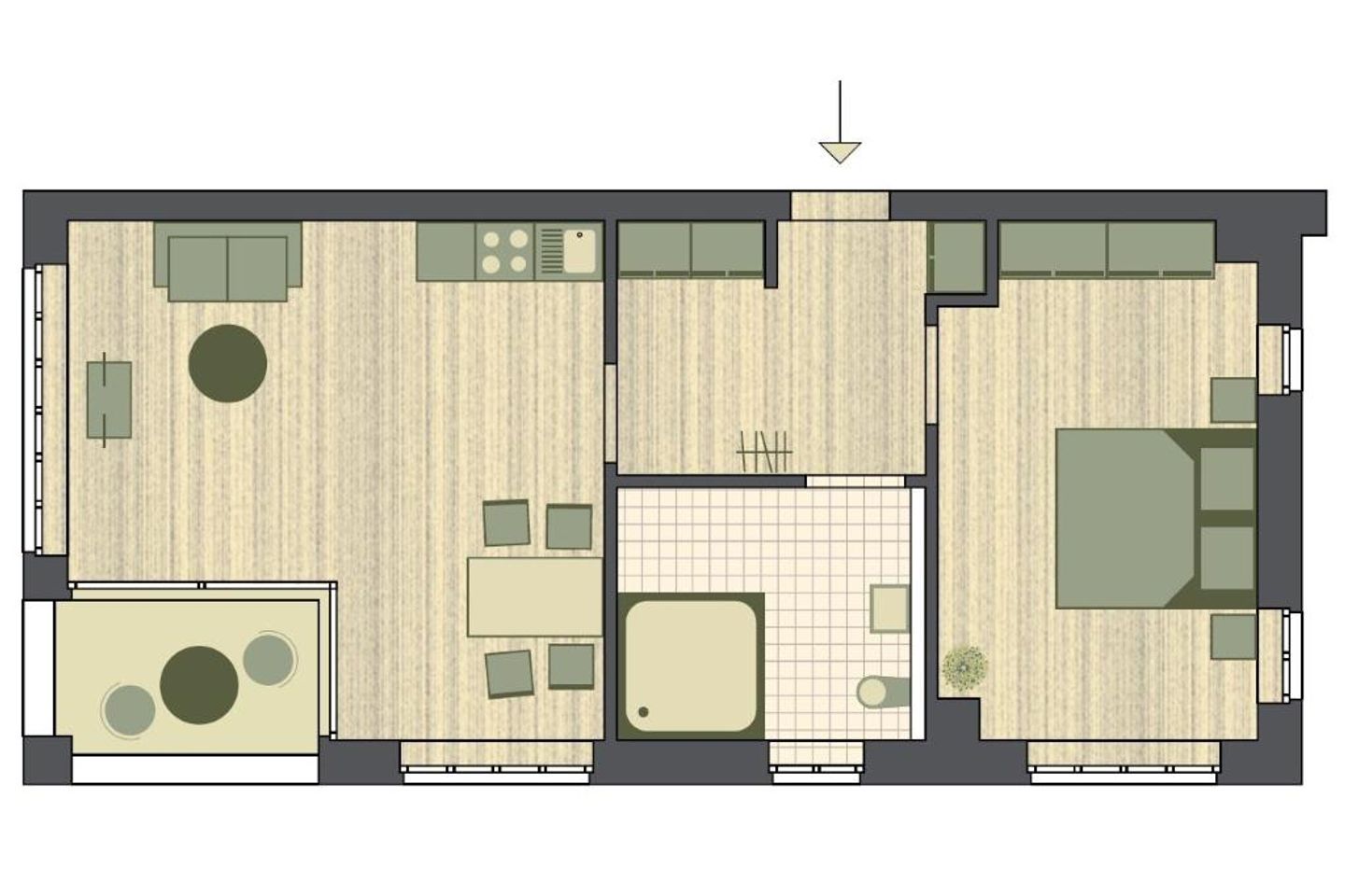 Ferienvillen Anna Düne Ferienvillen Anna Düne 3-05 Wangerooge - Grundriss