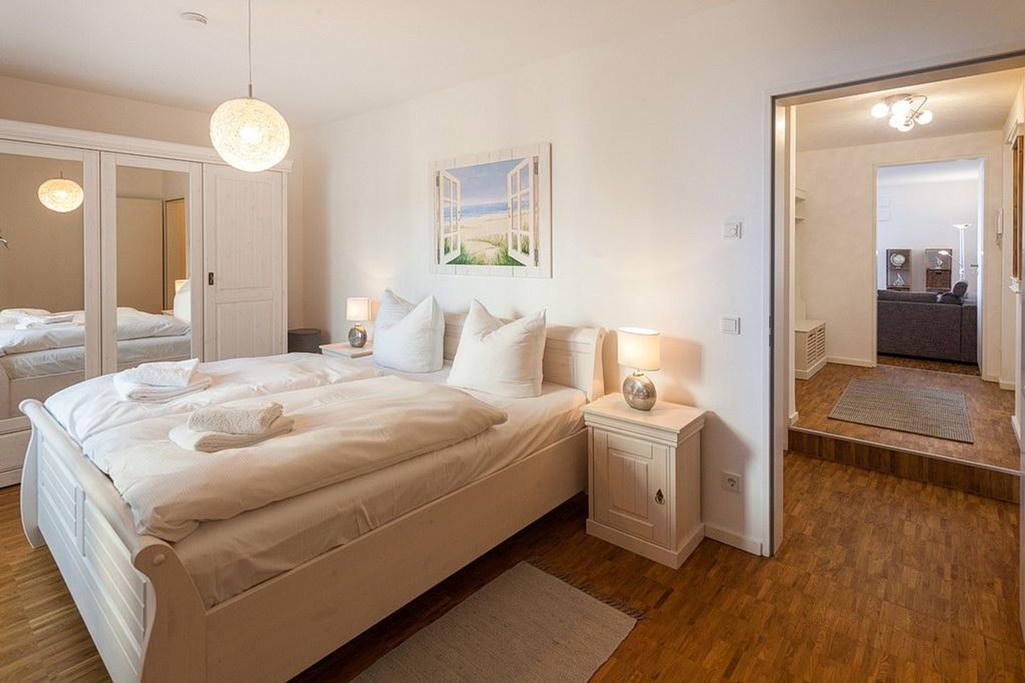 DünenResort Binz DünenResort Binz 417 Rügen - Schlafzimmer mit Doppelbett