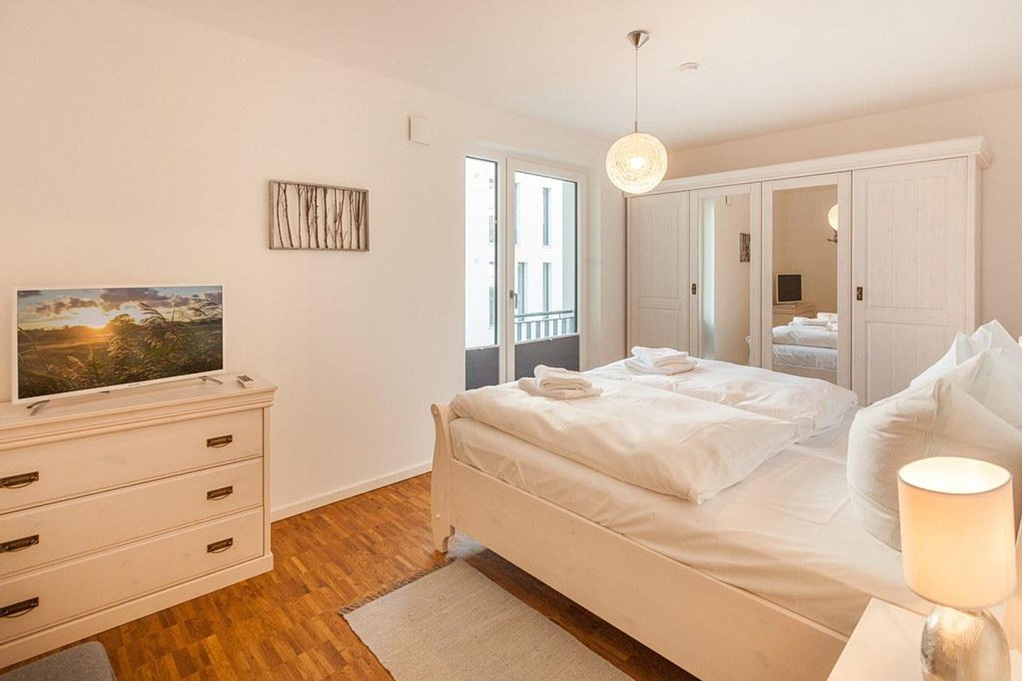 DünenResort Binz DünenResort Binz 417 Rügen - Schlafzimmer mit Doppelbett