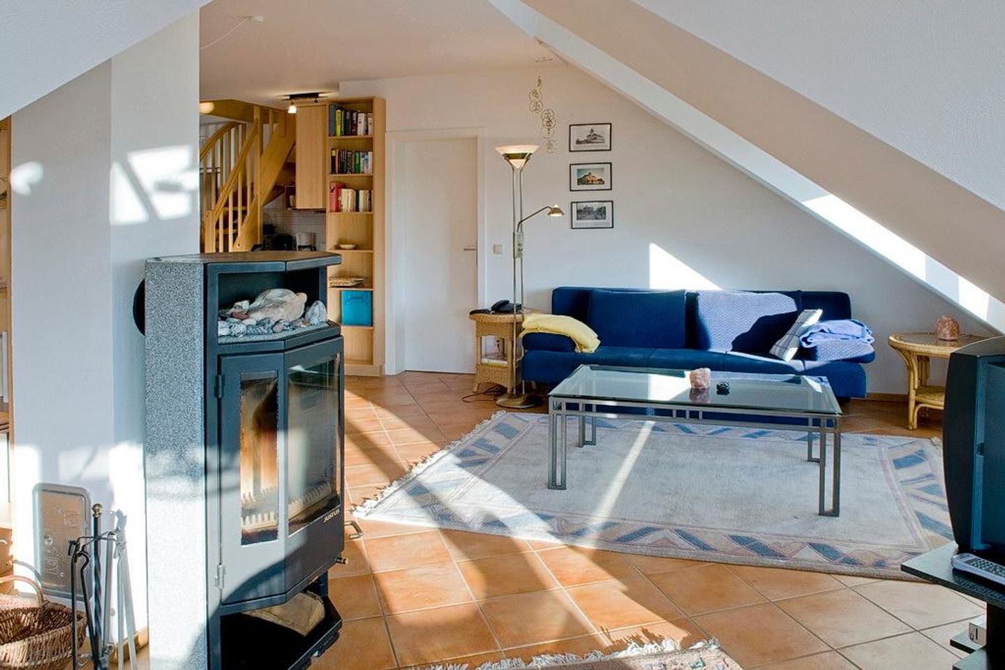 Meeresblick Meeresblick 507 Kühlungsborn - Wohn-Essbereich mit Couch