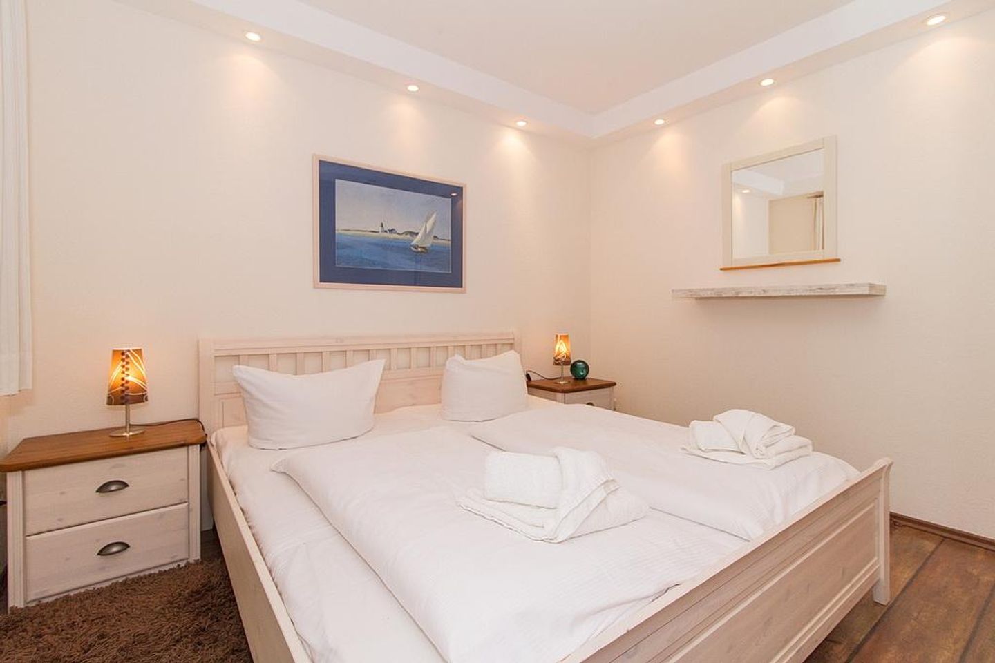 Meeresblick Meeresblick 224 Kühlungsborn - Schlafzimmer mit Doppelbett