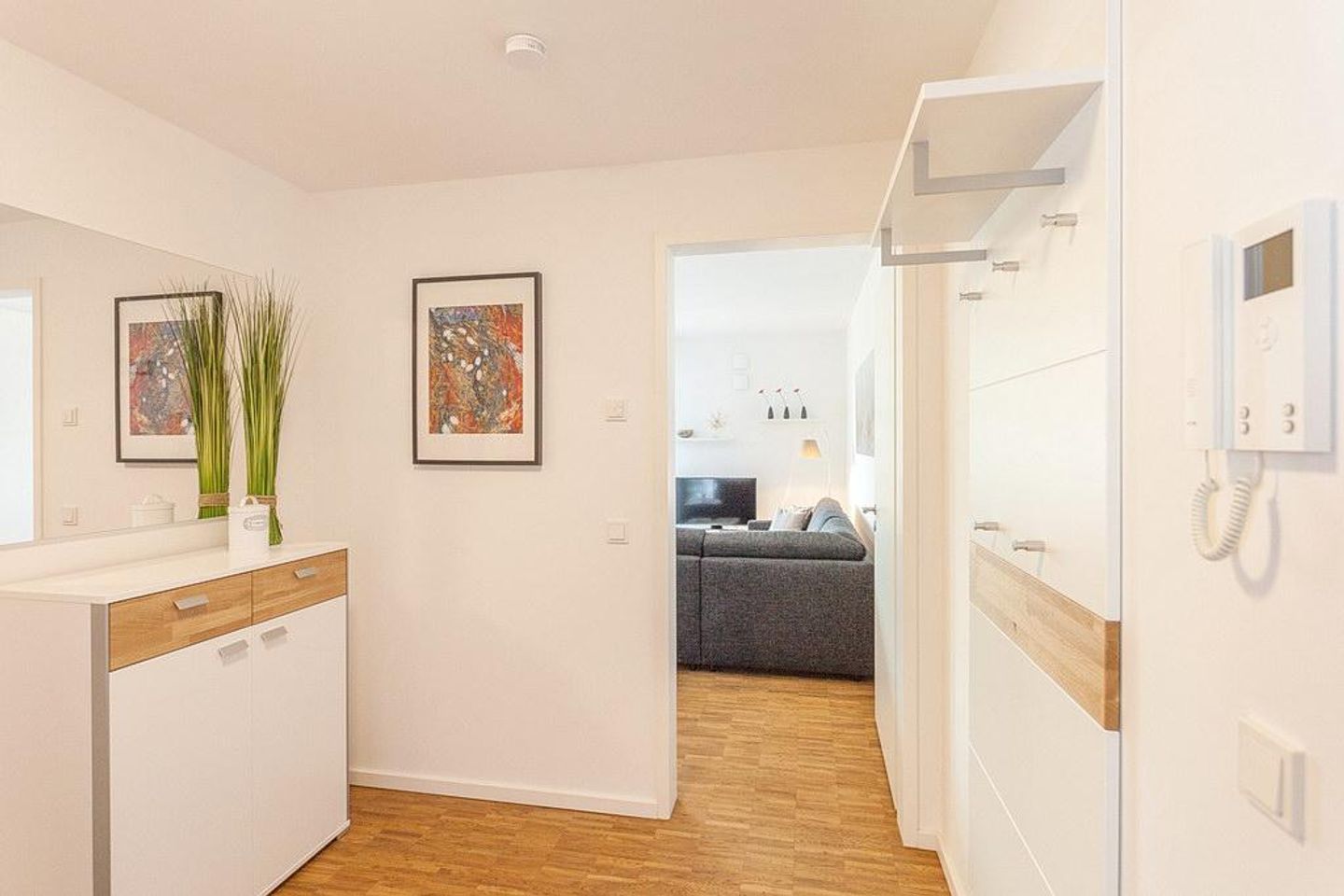 DünenResort Binz DünenResort Binz 113 Rügen - Flur mit Garderobe