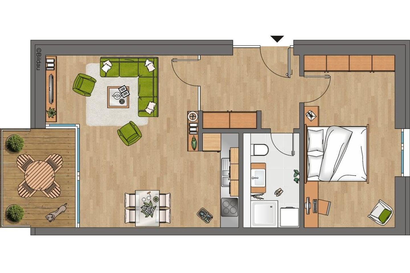 DünenResort Binz DünenResort Binz 113 Rügen - Grundriss